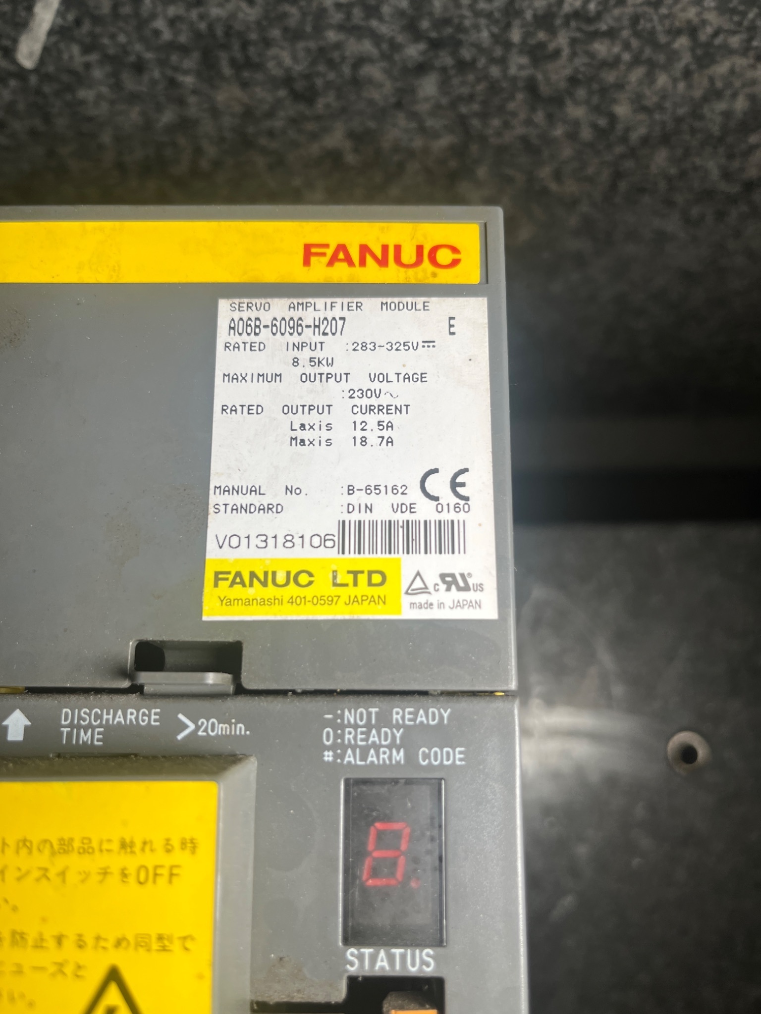 FANUC A06B-6096-H207 1