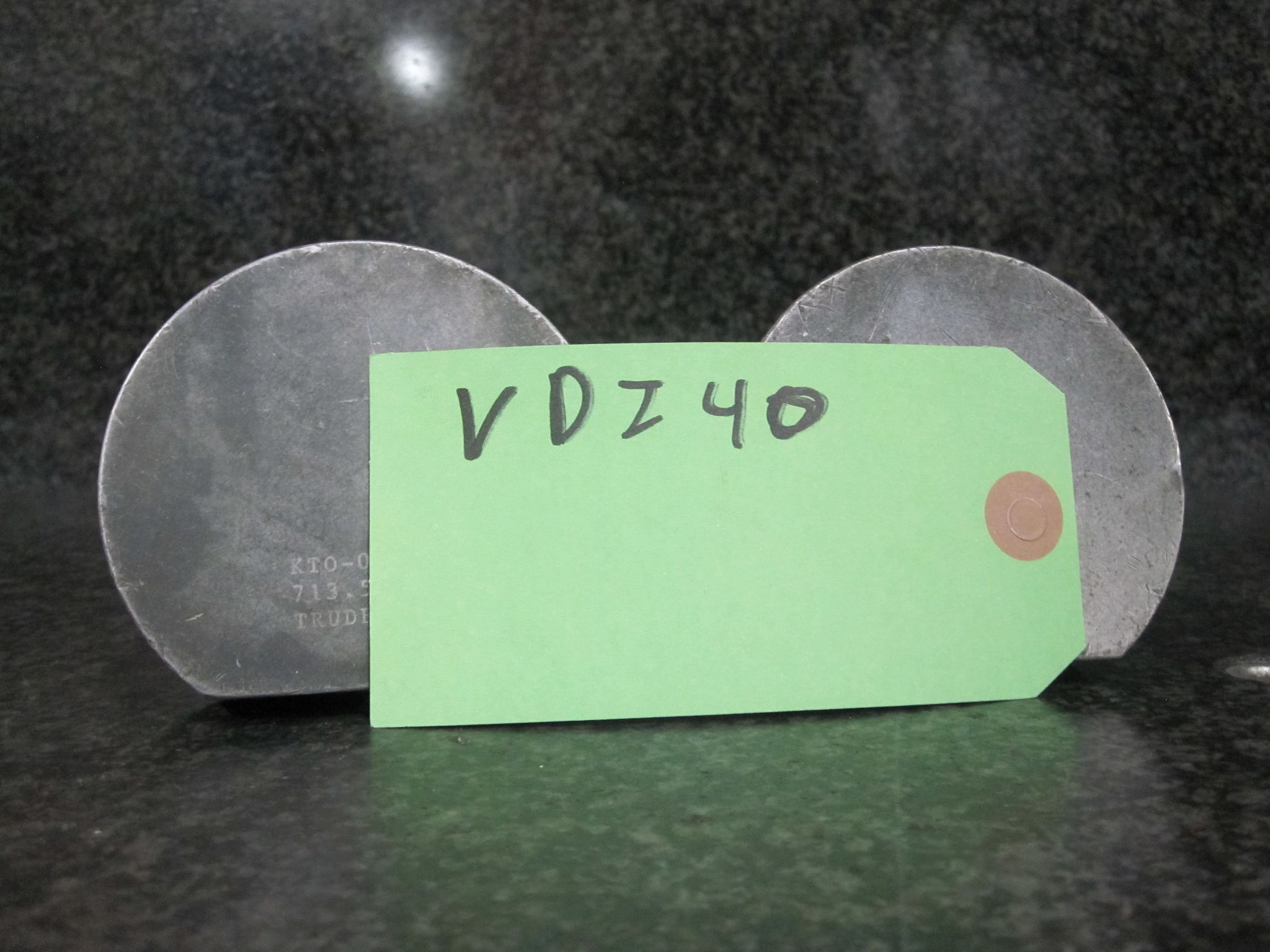 2x LOT OF 2 VDI40 VDI 40 TURRET PLUGS KTO-0188-00 713.500.150 TRUDEX 6T5 1