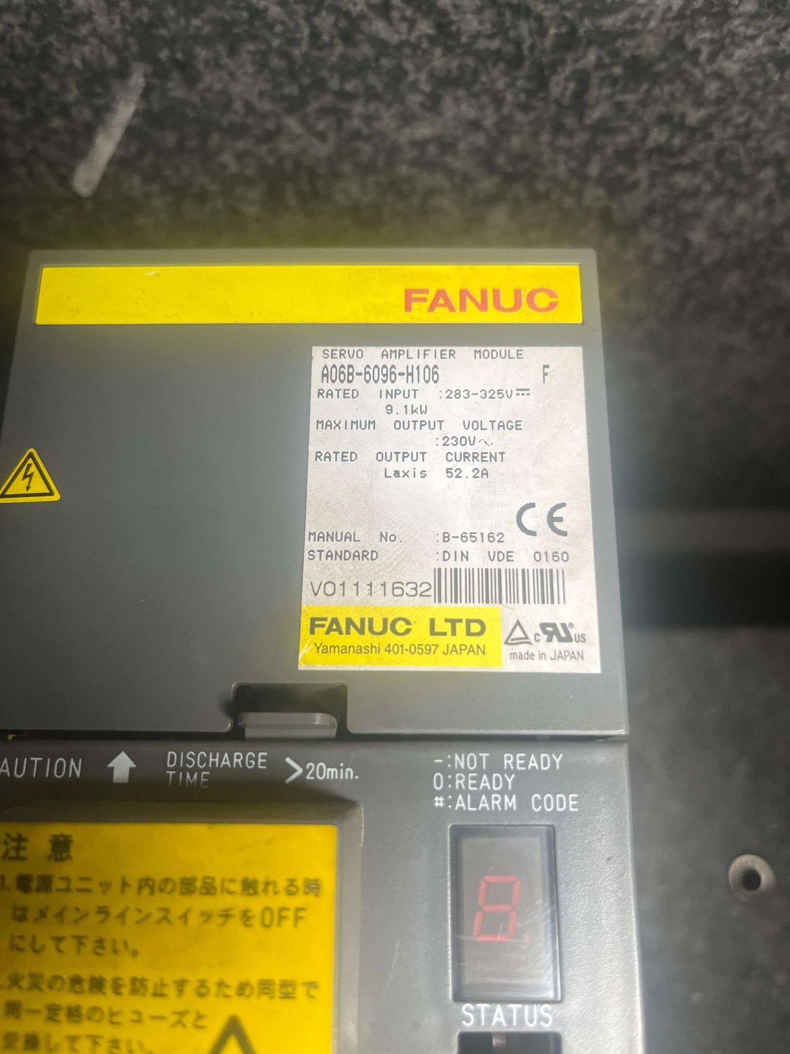 FANUC A06B-6096-H106 1