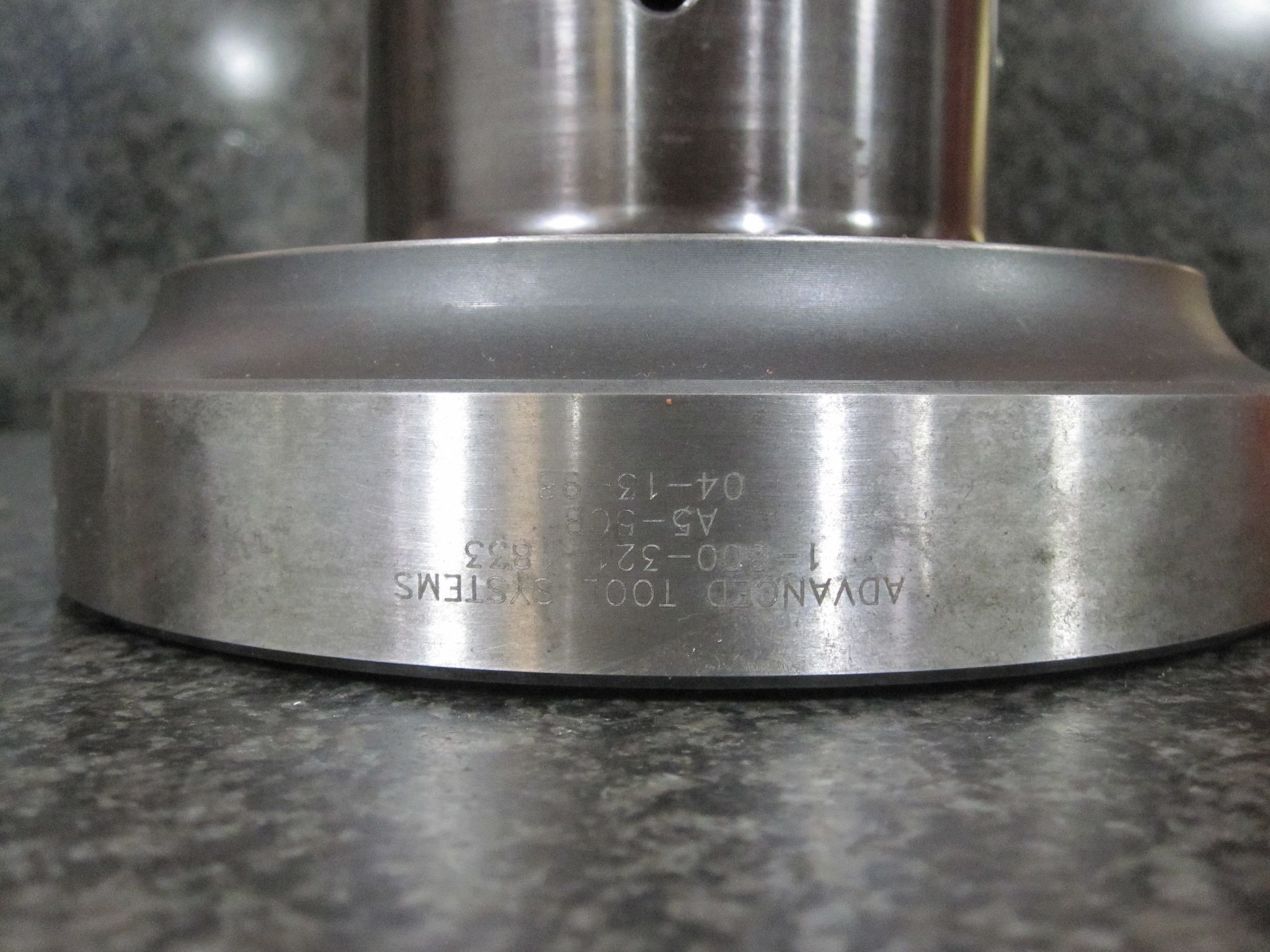 ADVANCED TOOL SYSTEMS ATS 5C COLLET CHUCK A5-5CB A2-5 MOUNT LATHE PULL BACK 2