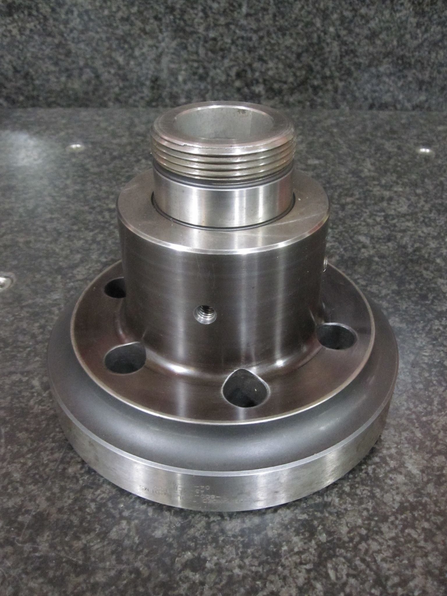 ADVANCED TOOL SYSTEMS ATS 5C COLLET CHUCK A5-5CB A2-5 MOUNT LATHE PULL BACK 0