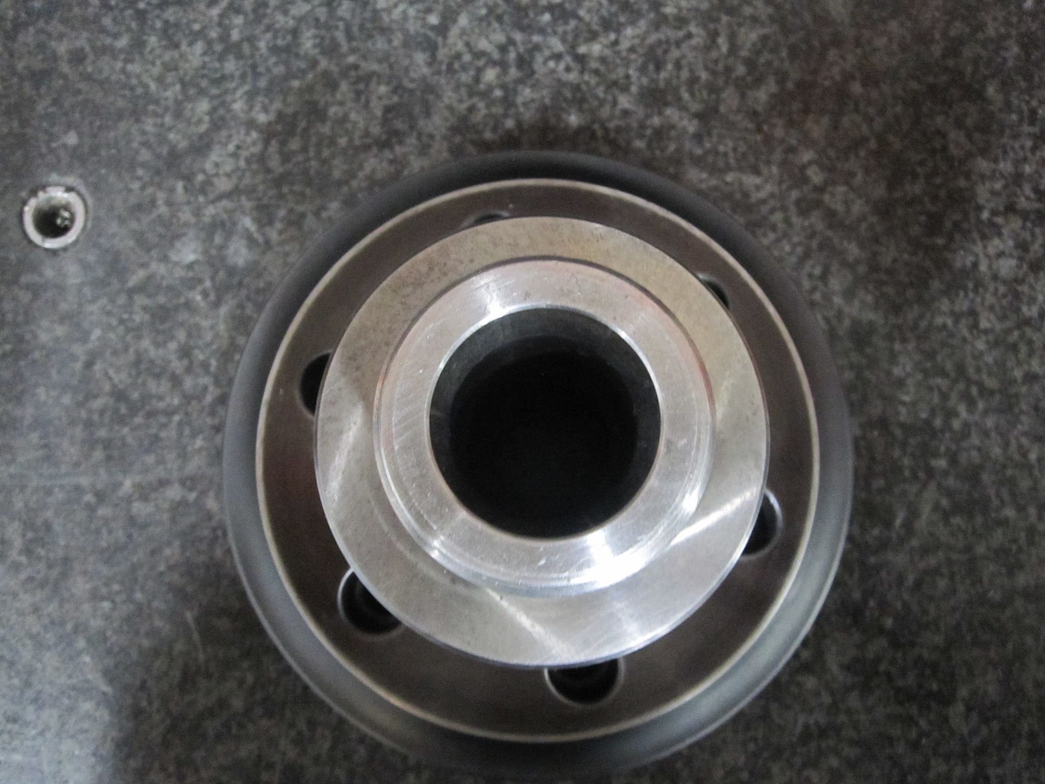 ADVANCED TOOL SYSTEMS ATS 5C COLLET CHUCK A5-5CB A2-5 MOUNT LATHE PULL BACK 4