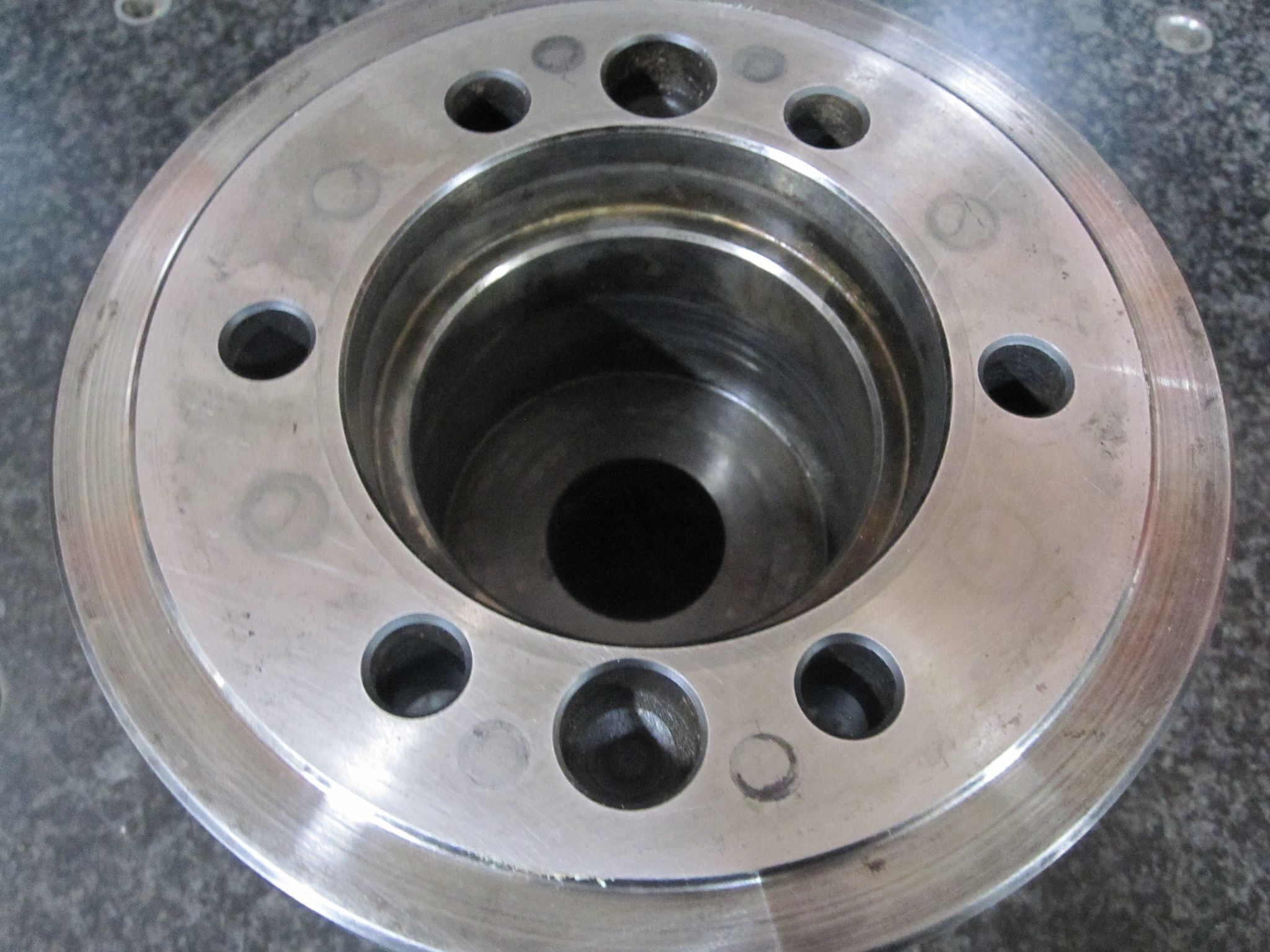 ADVANCED TOOL SYSTEMS ATS 5C COLLET CHUCK A5-5CB A2-5 MOUNT LATHE PULL BACK 6