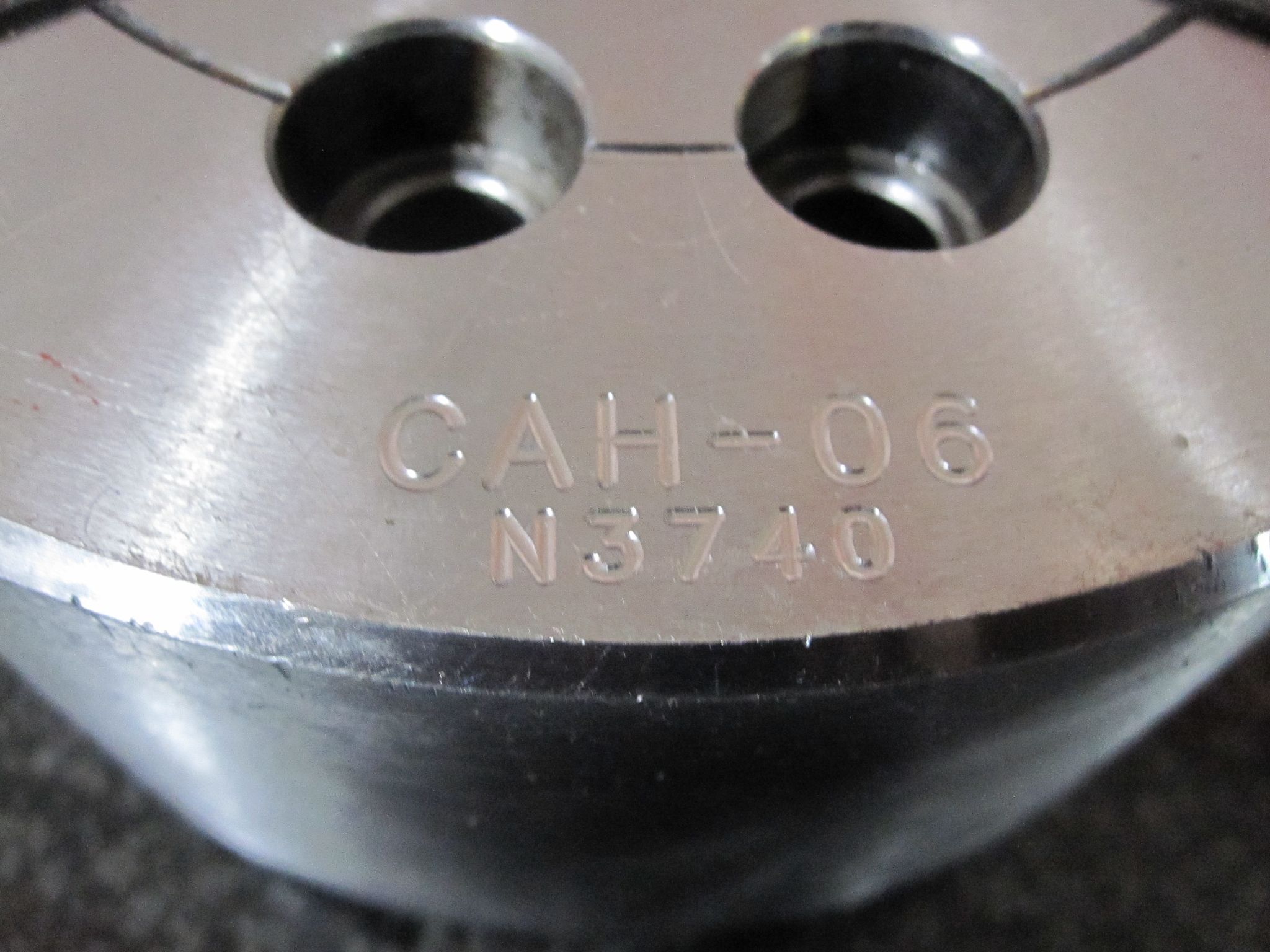 SEOAM 6" POWER CHUCK 3-JAW HYDRUALIC CAH-06 A2-5 3