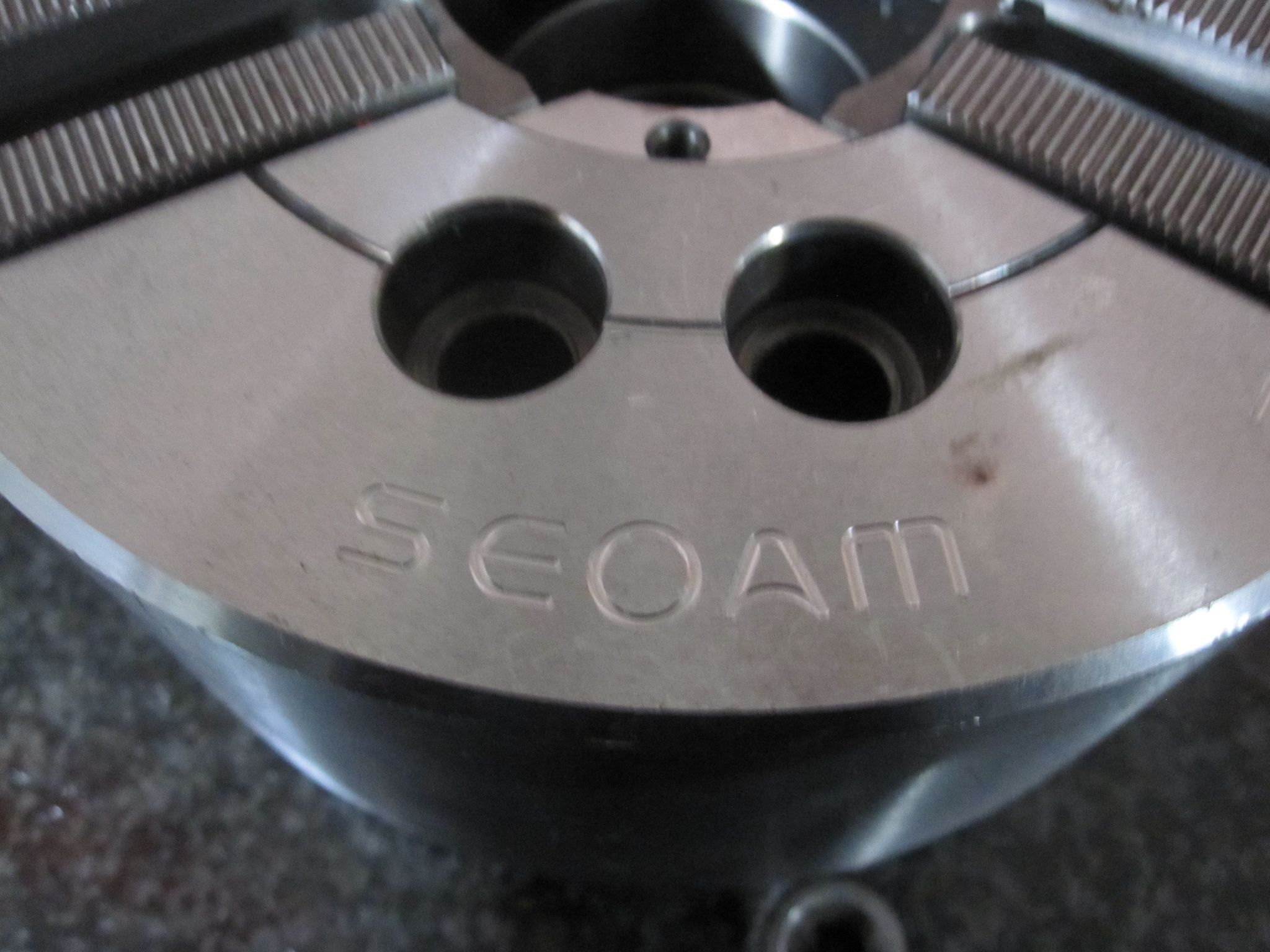 SEOAM 6" POWER CHUCK 3-JAW HYDRUALIC CAH-06 A2-5 5