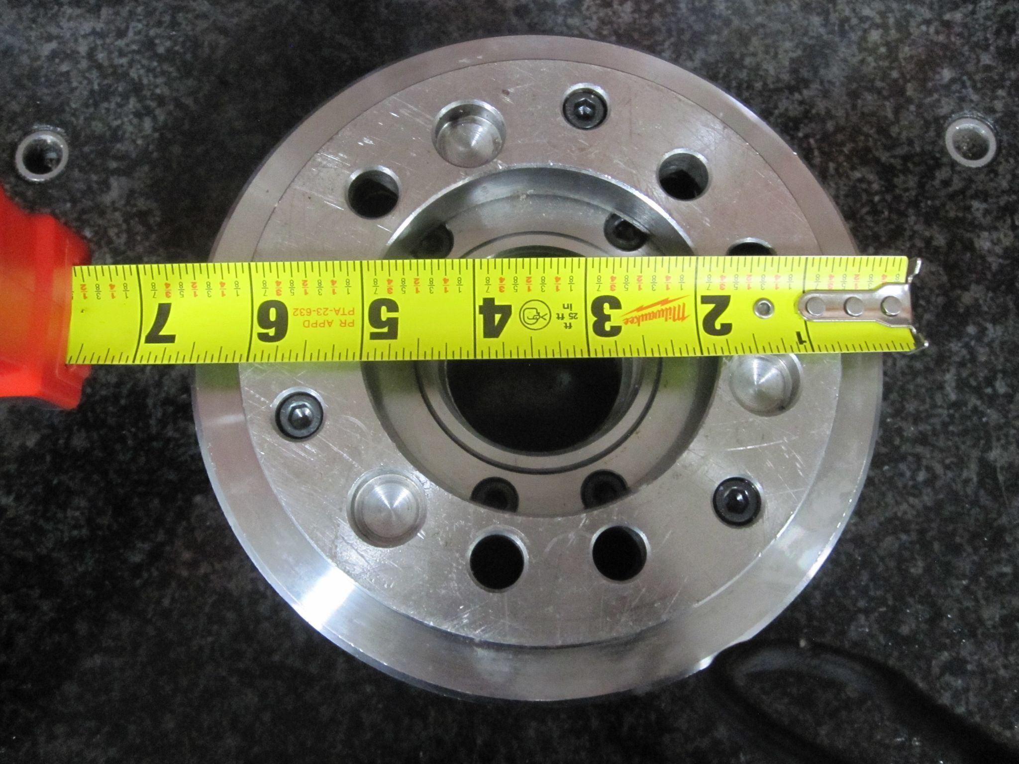 SEOAM 6" POWER CHUCK 3-JAW HYDRUALIC CAH-06 A2-5 13