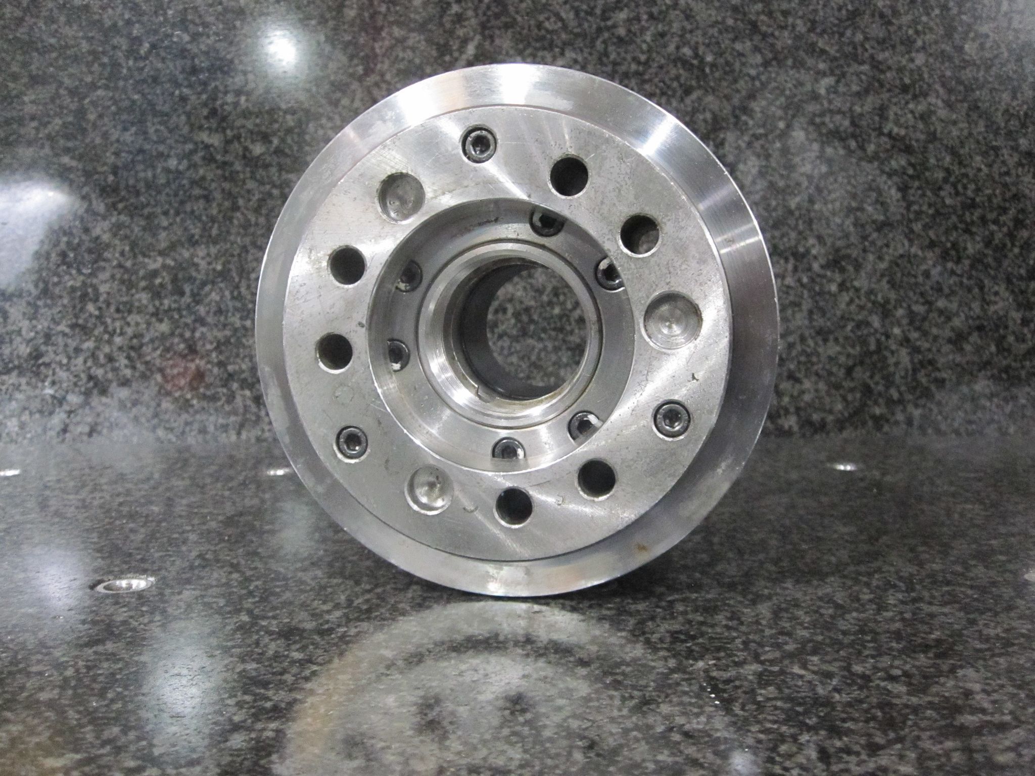 SEOAM 6" POWER CHUCK 3-JAW HYDRUALIC CAH-06 A2-5 1