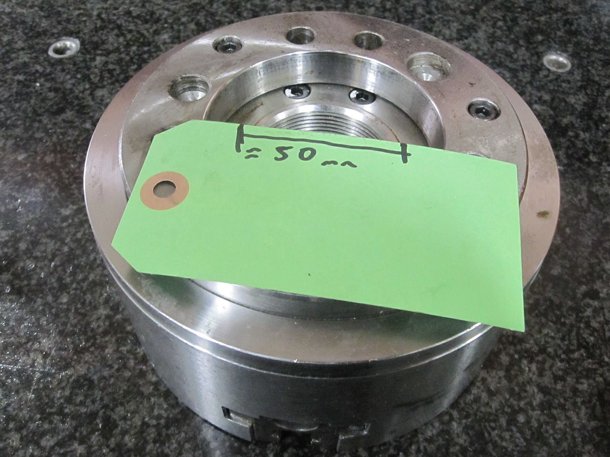 SEOAM 6" POWER CHUCK 3-JAW HYDRUALIC CAH-06 A2-5 12