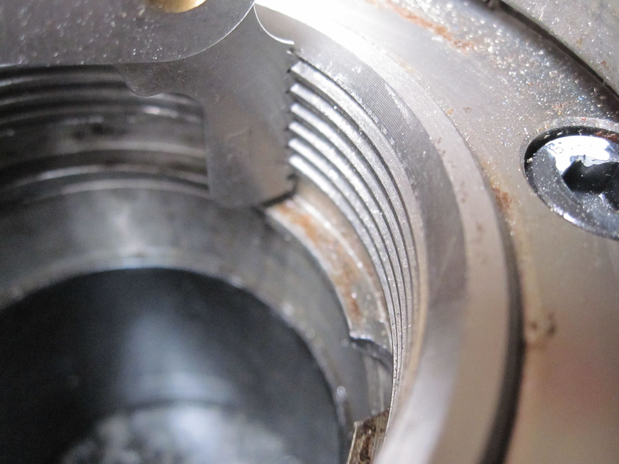SEOAM 6" POWER CHUCK 3-JAW HYDRUALIC CAH-06 A2-5 8