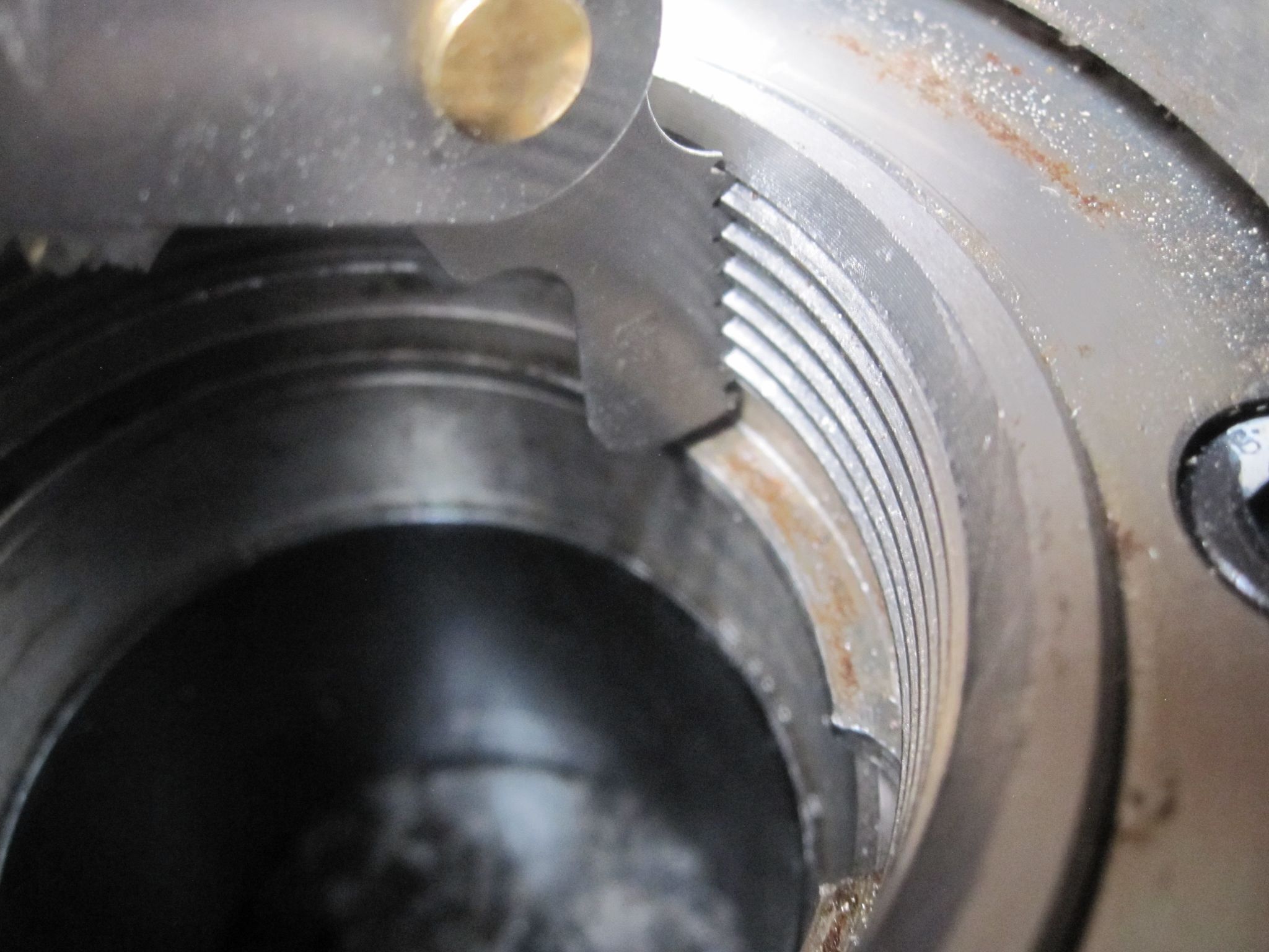 SEOAM 6" POWER CHUCK 3-JAW HYDRUALIC CAH-06 A2-5 9