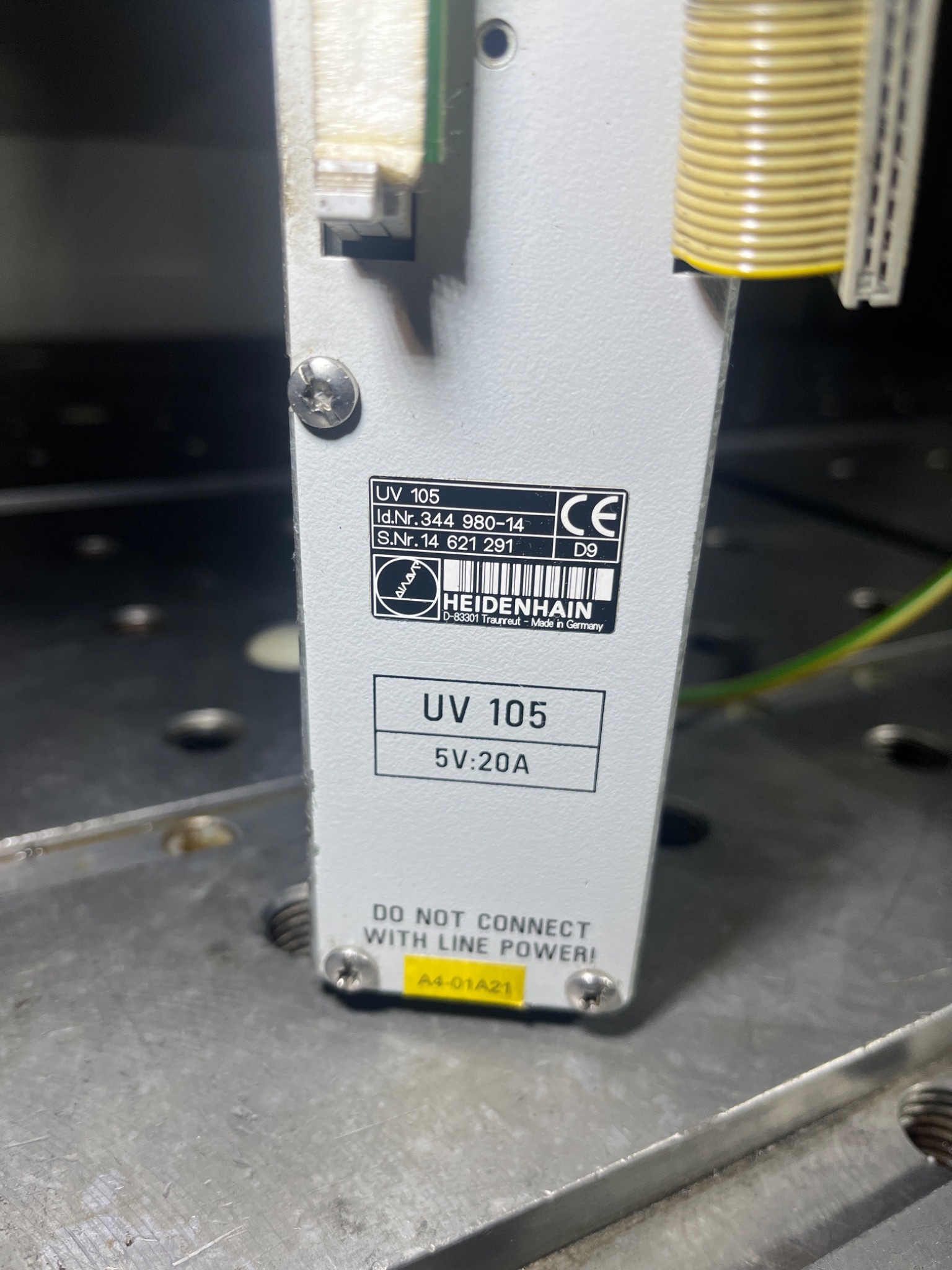 Heidenhain UV105 Power supply module 5V 20A 3