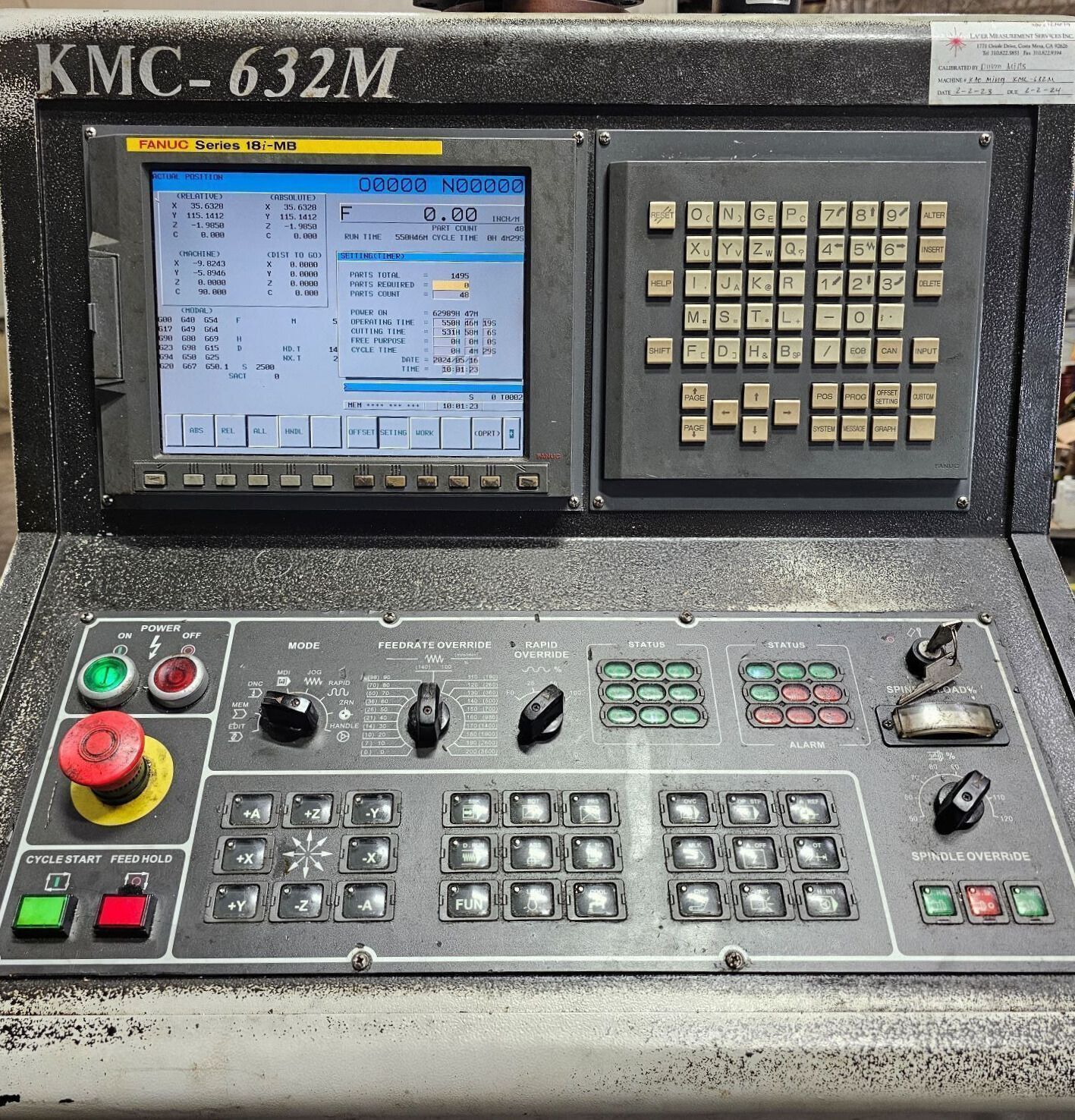 Kao Ming KMC-632M CNC Bridge Mill 3