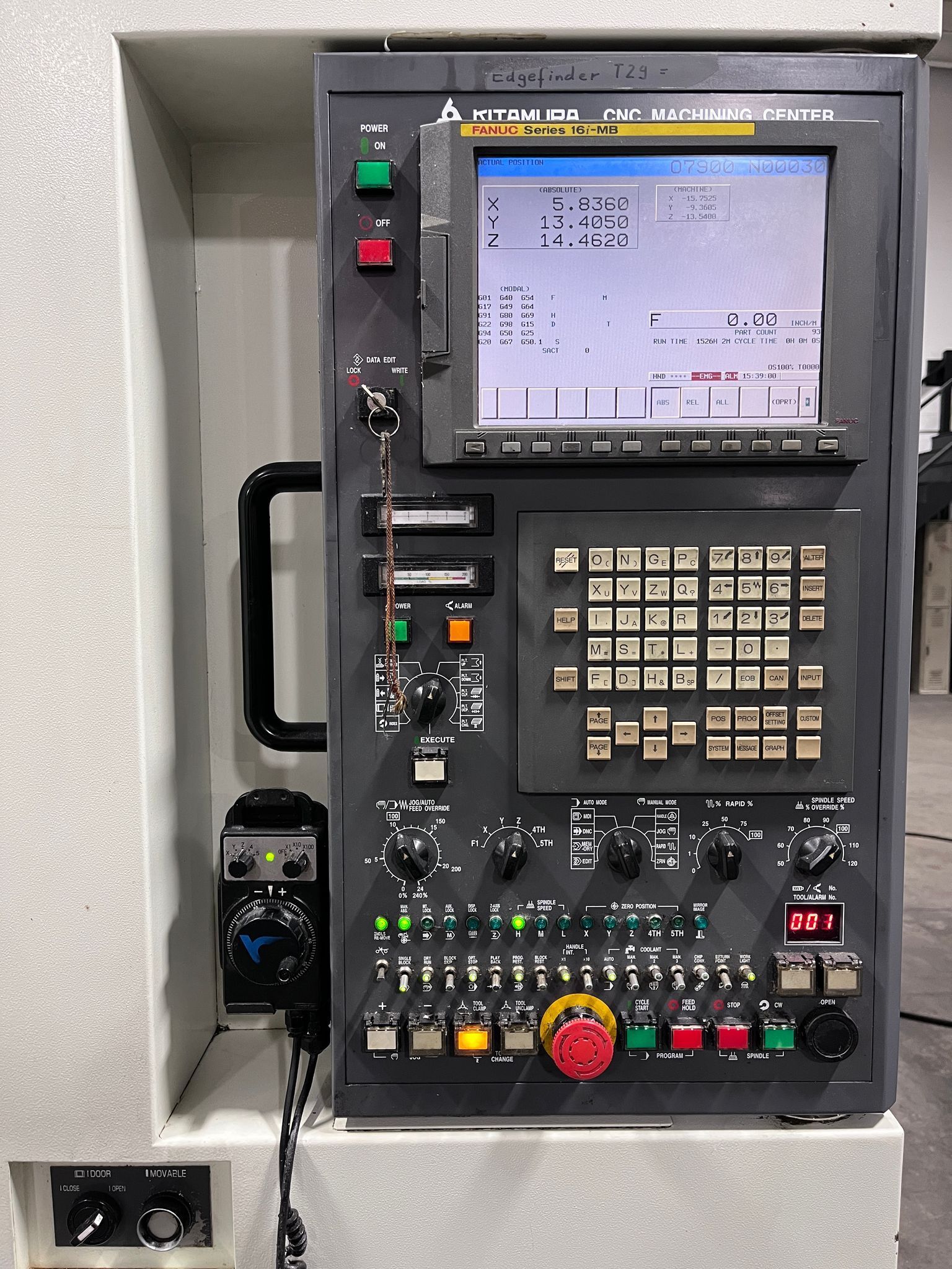 Kitamura MyCenter 3XiF Spark Changer CNC Vertical Mill 3