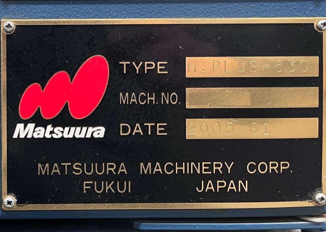 Matsuura H-Plus 630 CNC Horizontal Mill - 50 Taper HMC 23