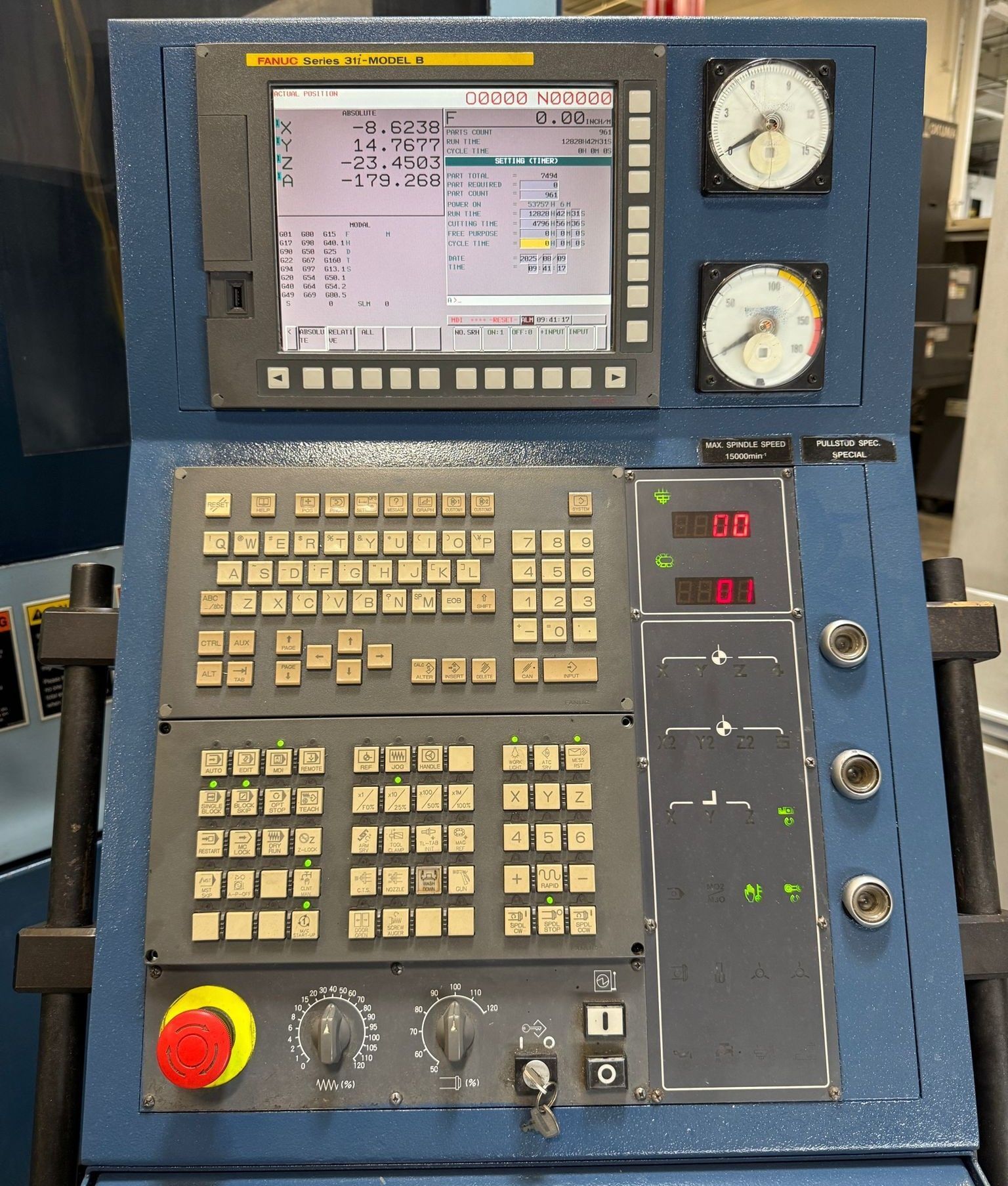Matsuura VX-1500 CNC Vertical Machining Center - 4th Axis 50 Taper 15000 RPM Mill 6