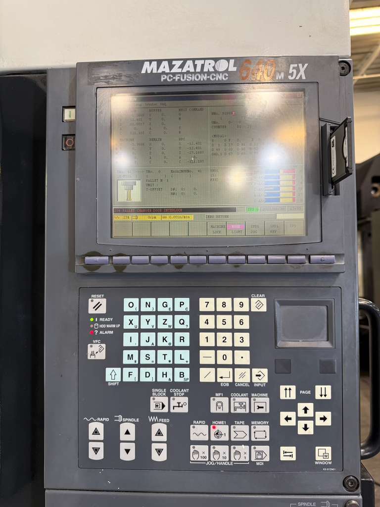 Used Mazak Variaxis 630-5X 5-Axis CNC Vertical Machining Center