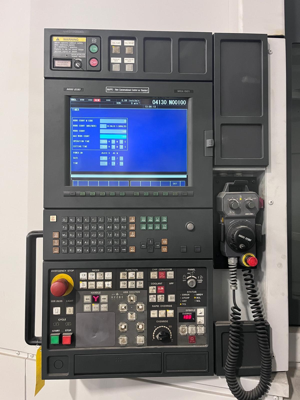 Mori Seiki NH-6300/50 DCG Horizontal Machining Center 6