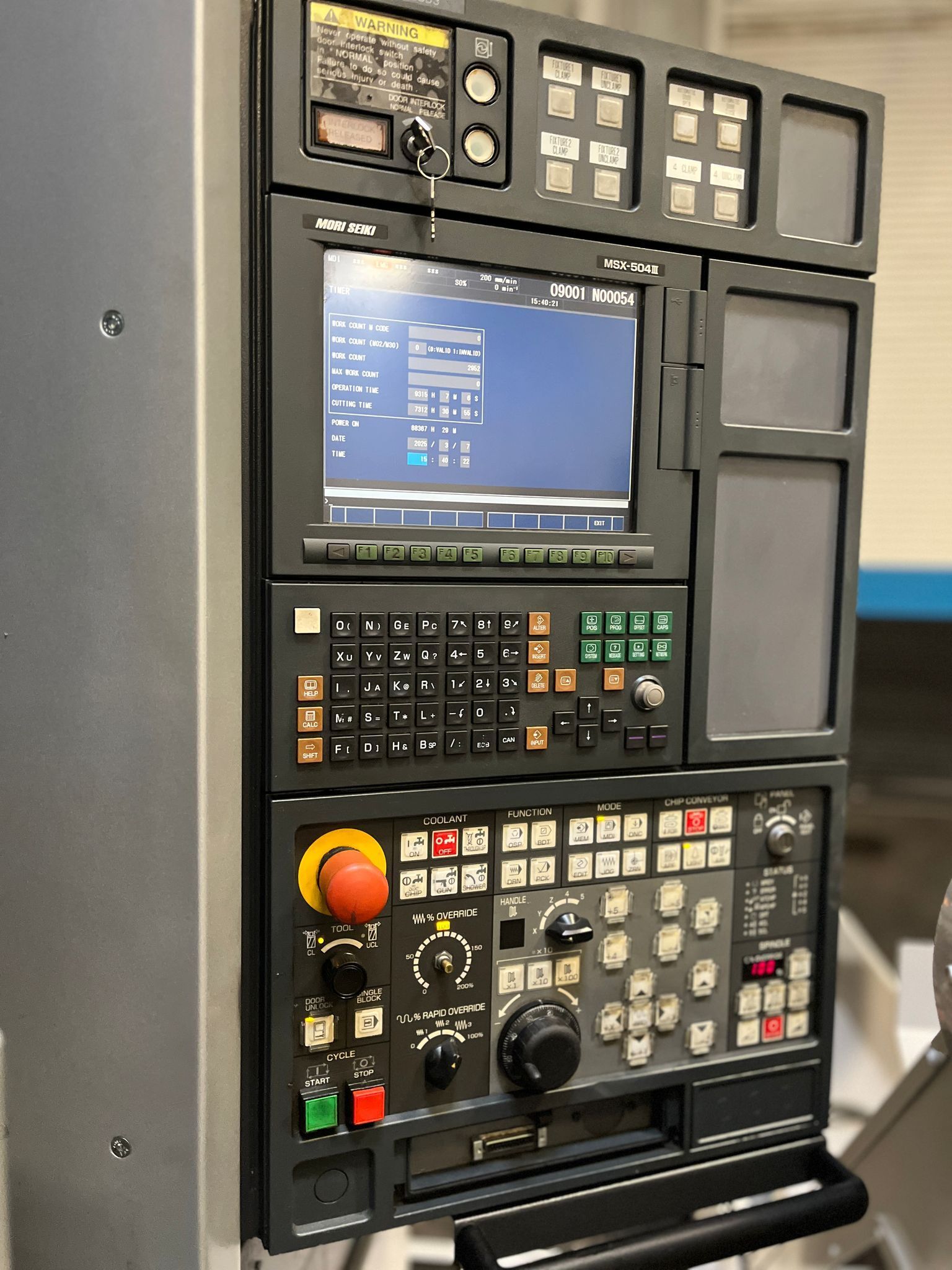 Mori Seiki DuraVertical 5060 CNC Vertical Mill - 4th Axis Ready 5