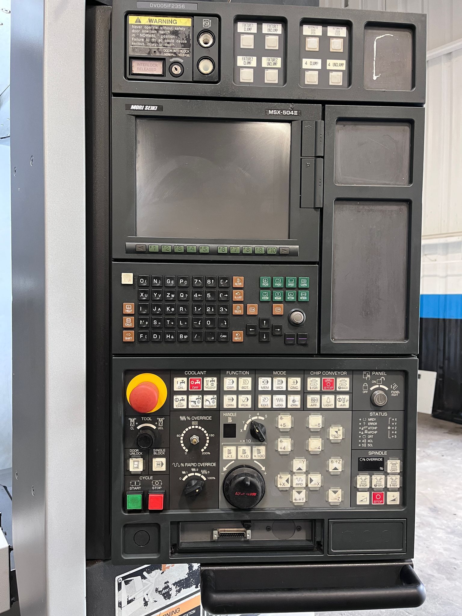 Mori Seiki DuraVertical 5060 CNC Vertical Mill - 4th Axis Mill 5