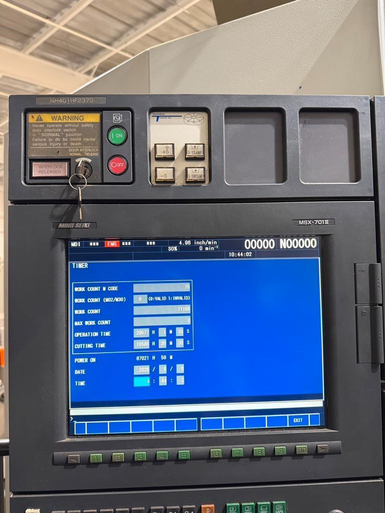 Mori Seiki NH4000 DCG Horizontal Machining Center - Mill 7