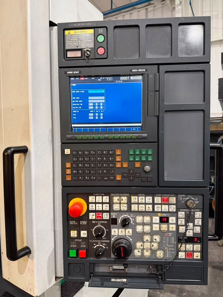 Mori Seiki NL3000/1250 CNC Turning Center - Steady Rest, Long Bed Lathe 6