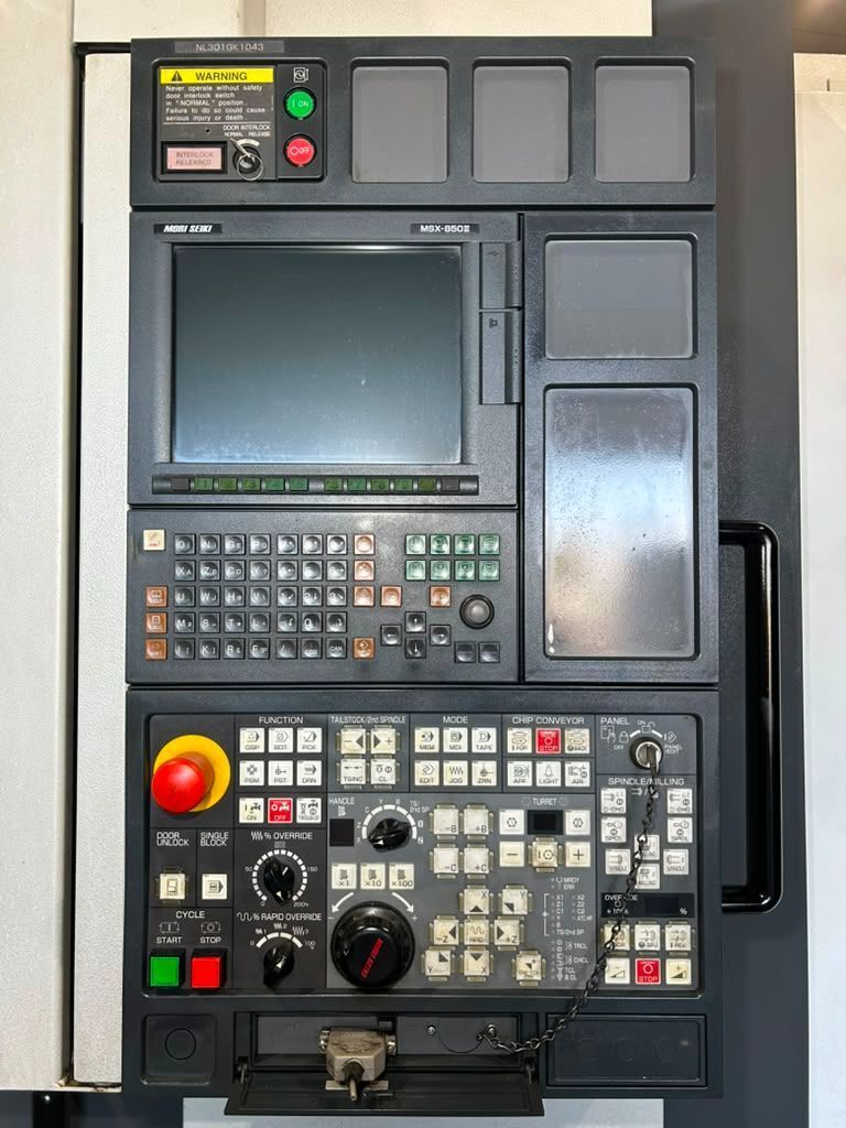 Mori Seiki NL3000/1250 CNC Turning Center - Steady Rest, Long Bed Lathe 3