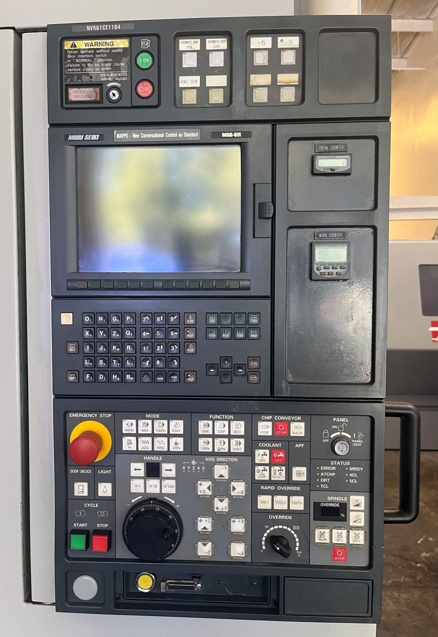 Mori Seiki NV5000A/40 CNC Vertical Machining Center - Mill 4