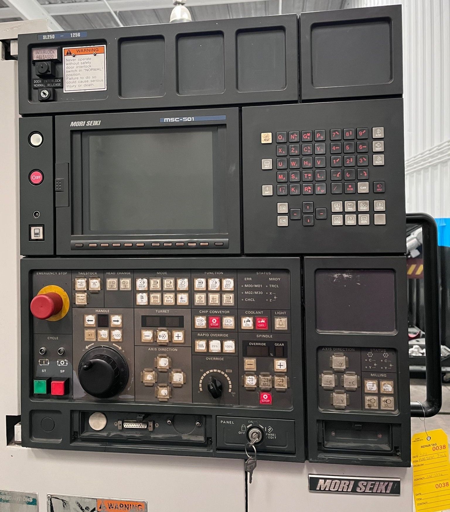 Mori Seiki SL-250BMC/500 CNC Turn Mill Center 4
