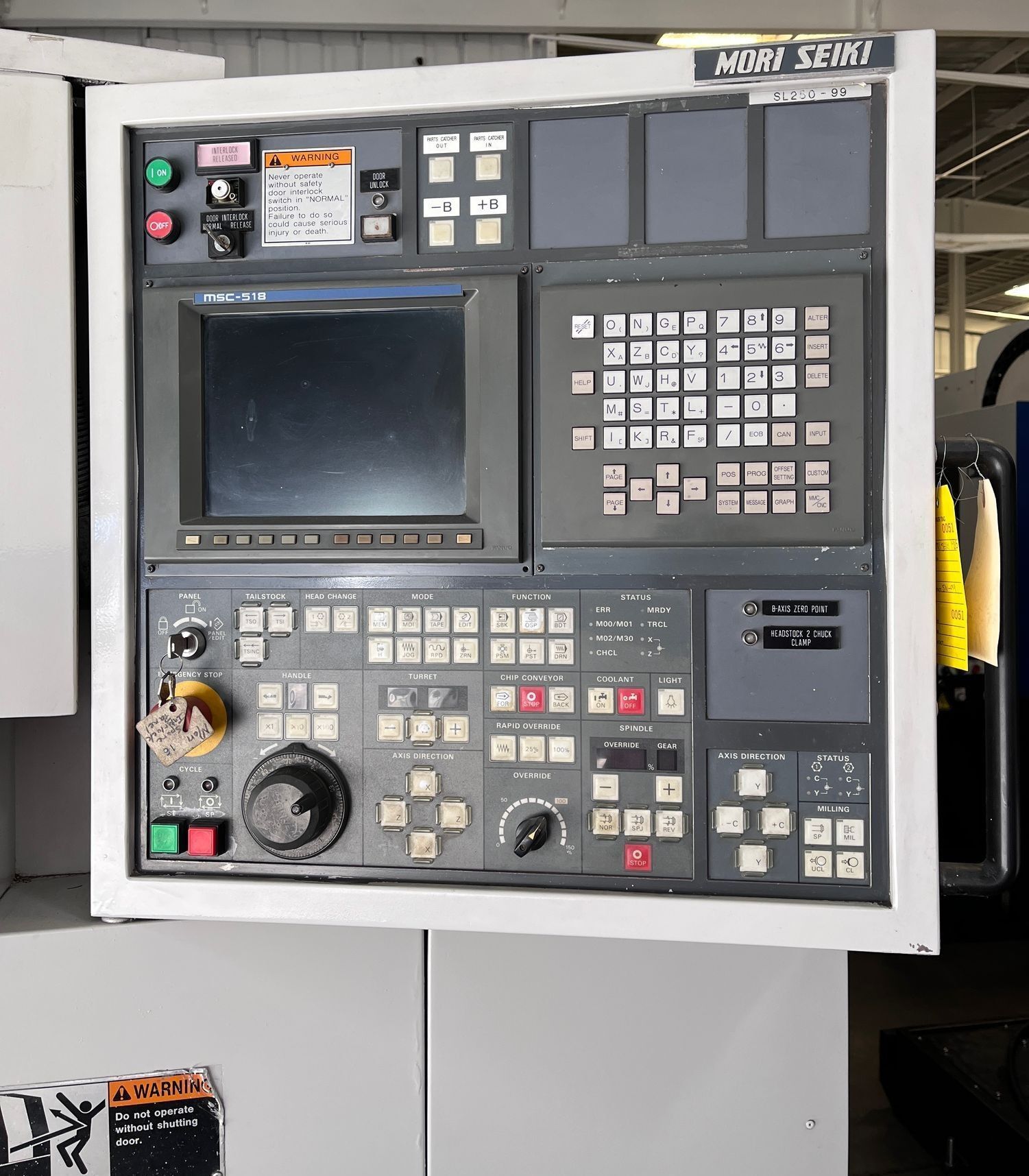Mori Seiki SL-250BSMC CNC Turn Mill Center - Sub Spindle 2