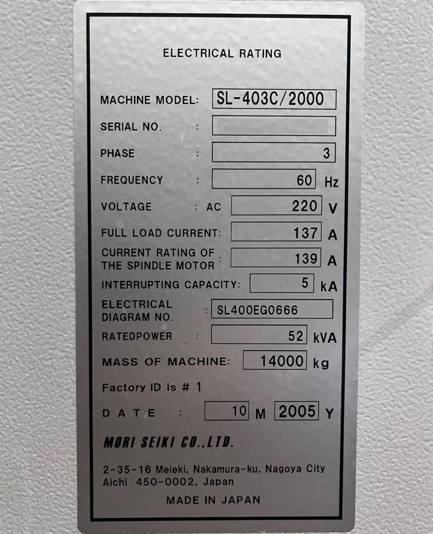 Mori Seiki SL-403C/2000 CNC Turning Center - Big Bore Long Bed Lathe 25