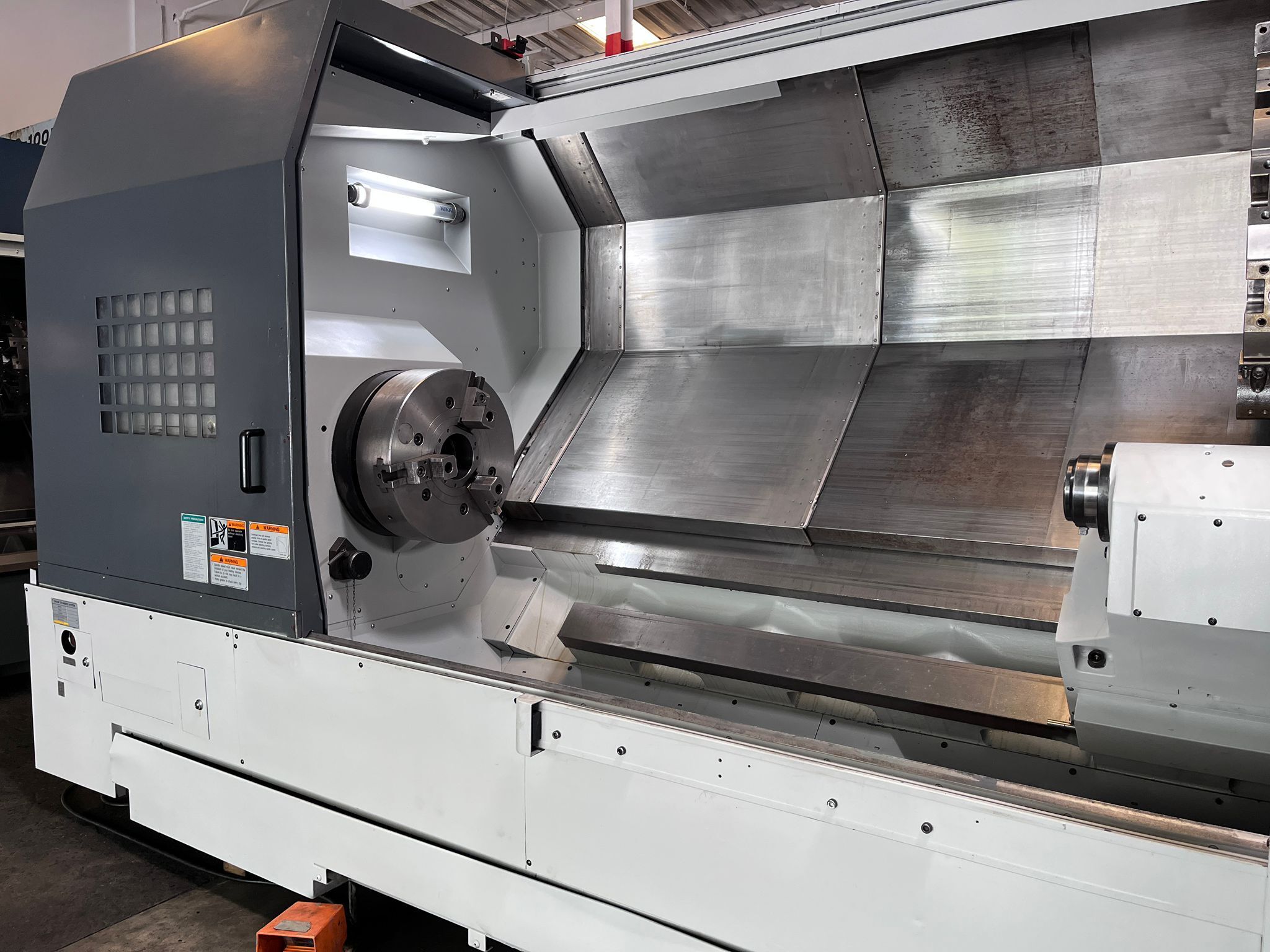 Mori Seiki SL-403C/2000 CNC Turning Center - Big Bore Long Bed Lathe 7