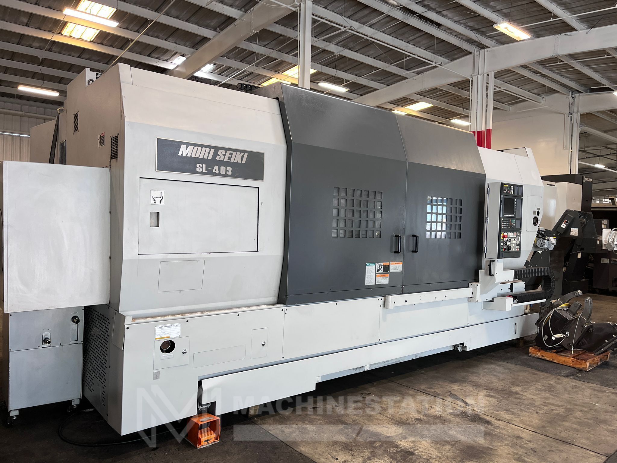 Mori Seiki SL-403C/2000 CNC Turning Center - Big Bore Long Bed Lathe 3