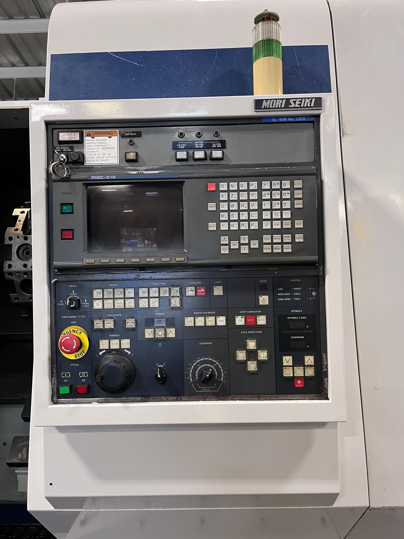 Used Mori Seiki SL-65B CNC Turning Center – 6.5″ Big Bore Lathe