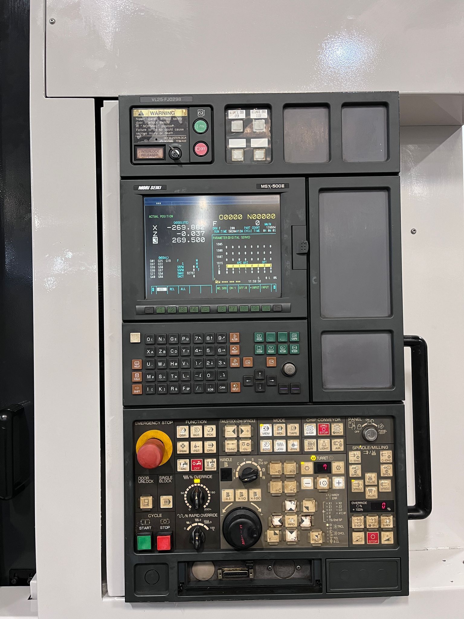 Mori Seiki VL-253A1 CNC Vertical Turning Center - VTL 5