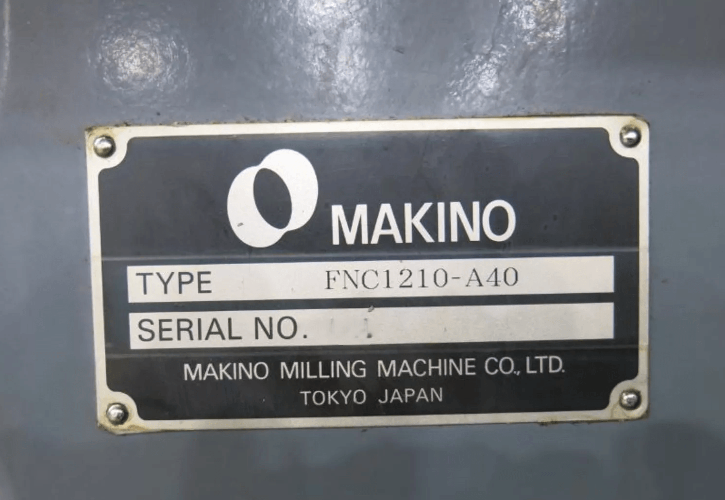 Makino FNC1210 A40 6