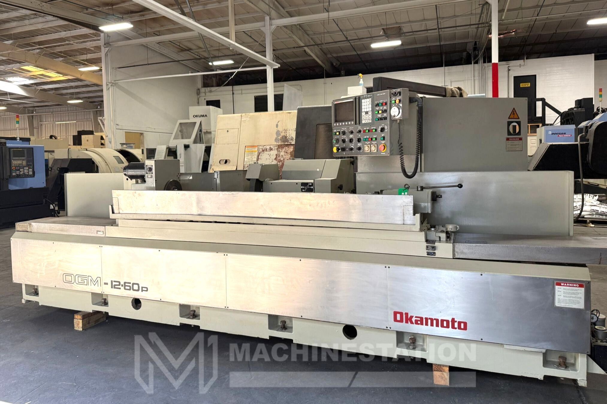 Okamoto OGM 12-60P CNC OD Cylindrical Grinder 0