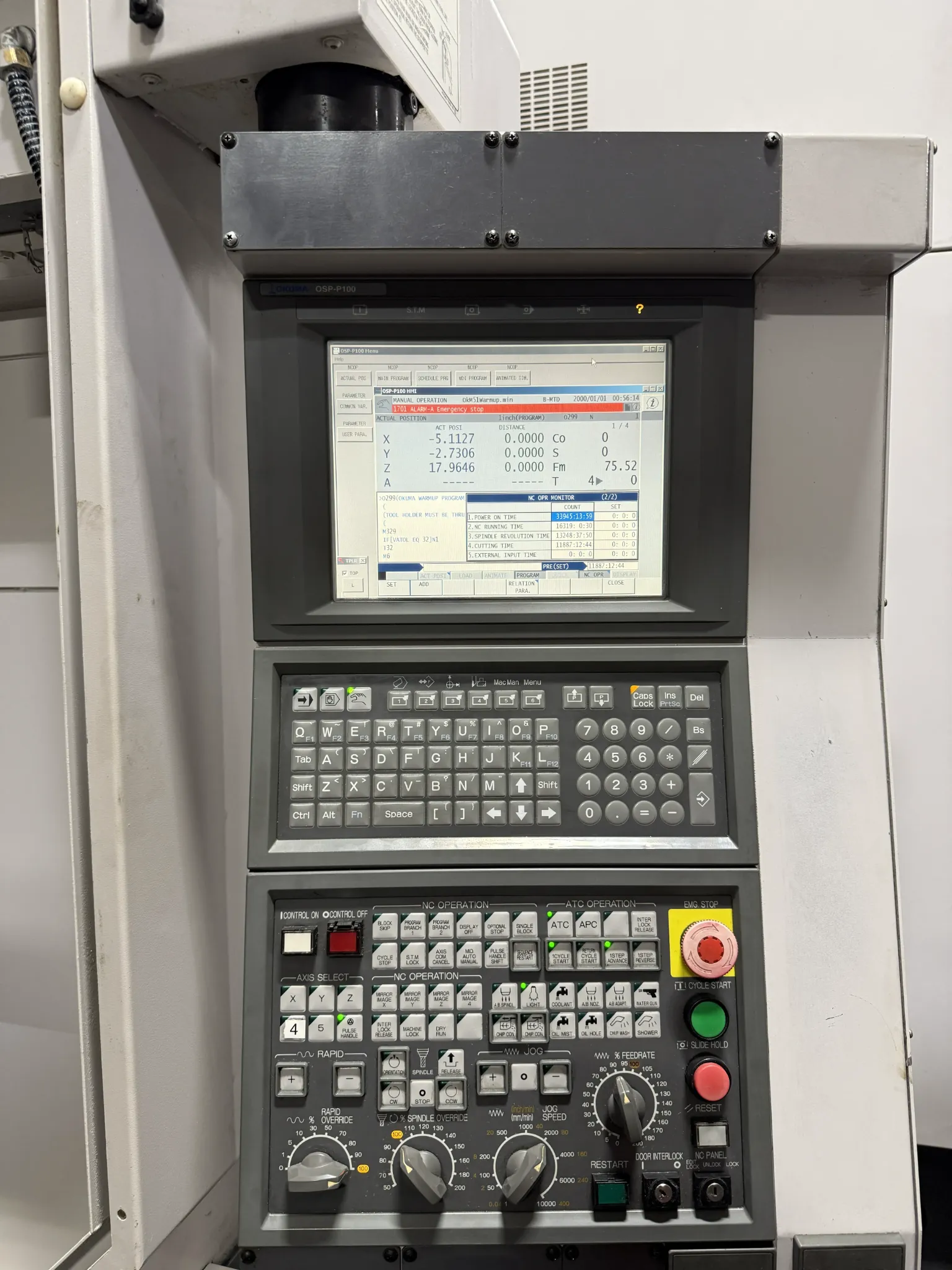 Okuma MB-46VAE CNC Vertical Machining Center - 15,000 RPM Mill 4