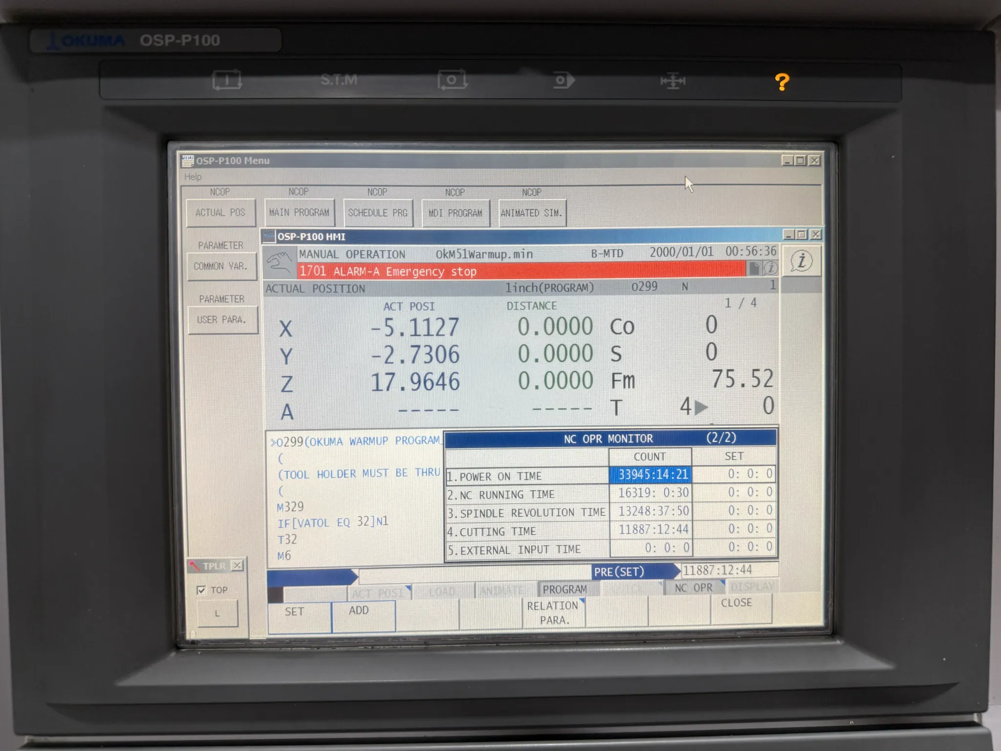 Okuma MB-46VAE CNC Vertical Machining Center - 15,000 RPM Mill 6