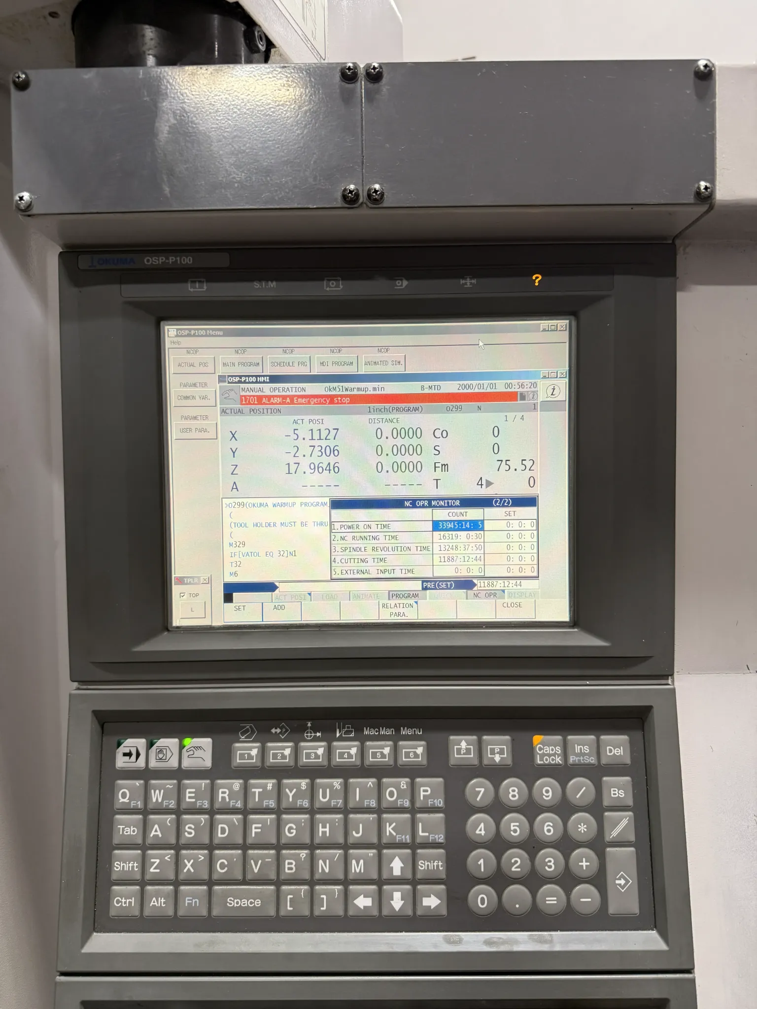 Okuma MB-46VAE CNC Vertical Machining Center - 15,000 RPM Mill 5