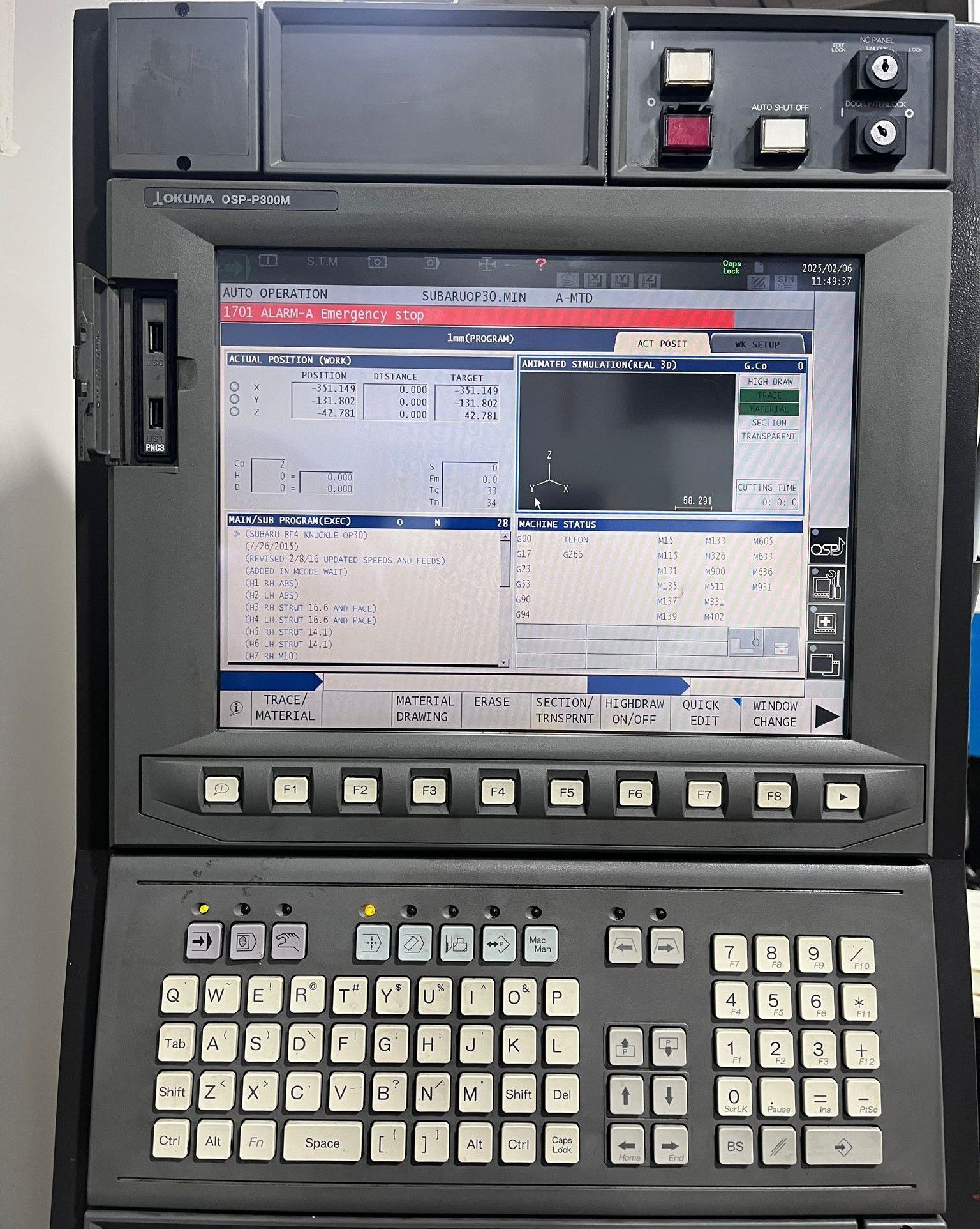 Okuma MA-550VB CNC Vertical Machining Center - 50 Taper Mill 4