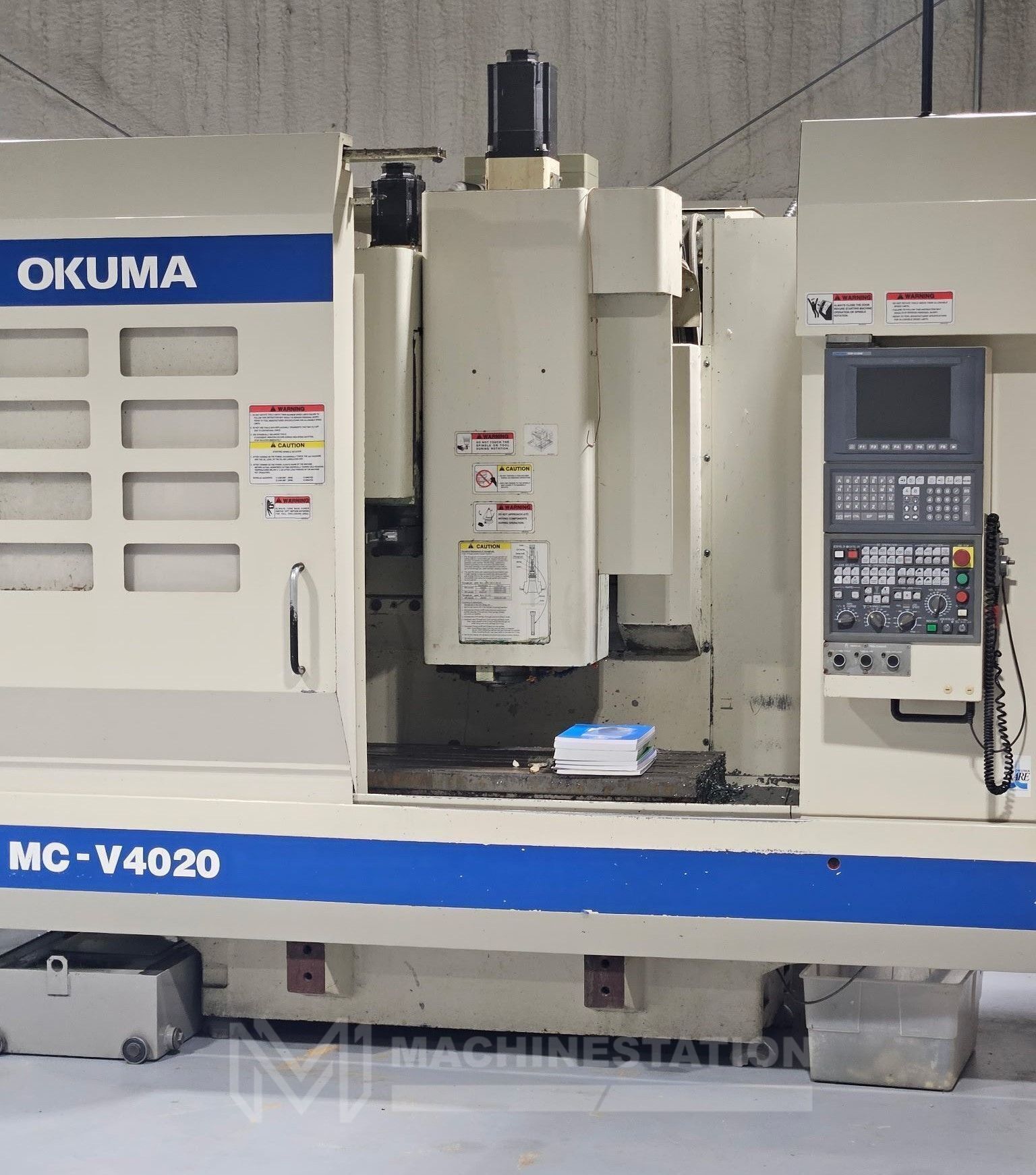 Okuma MC-V4020 CNC Vertical Machining Center - 4th Axis Mill 1