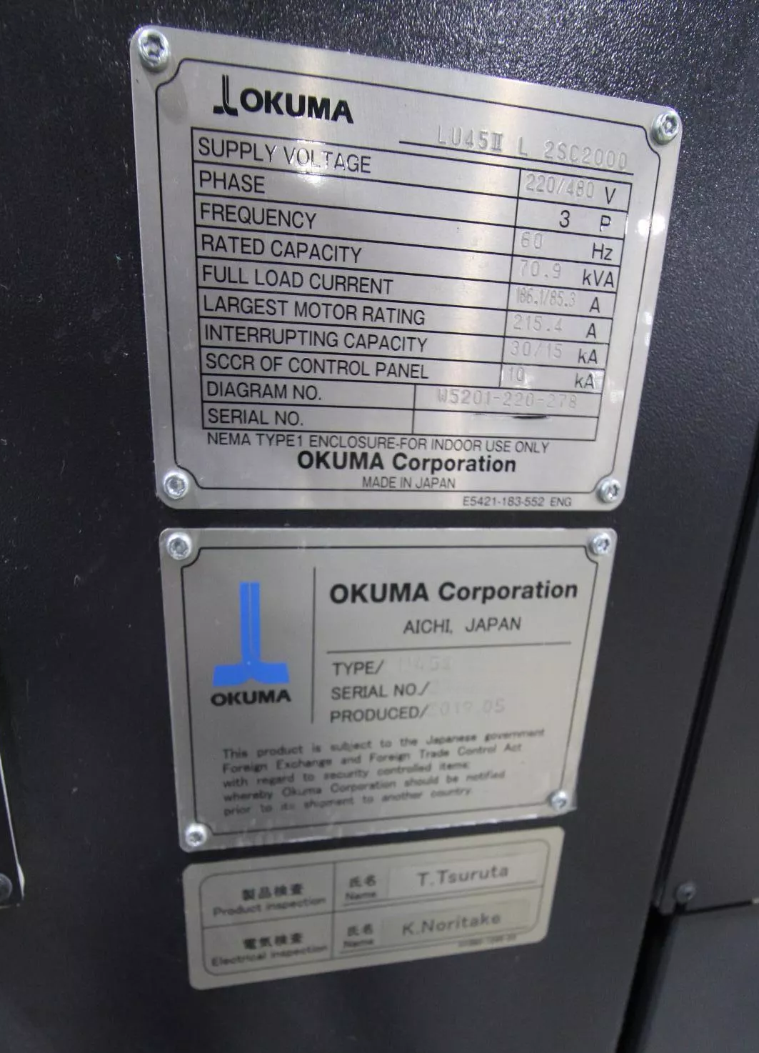 Okuma LU45II 7