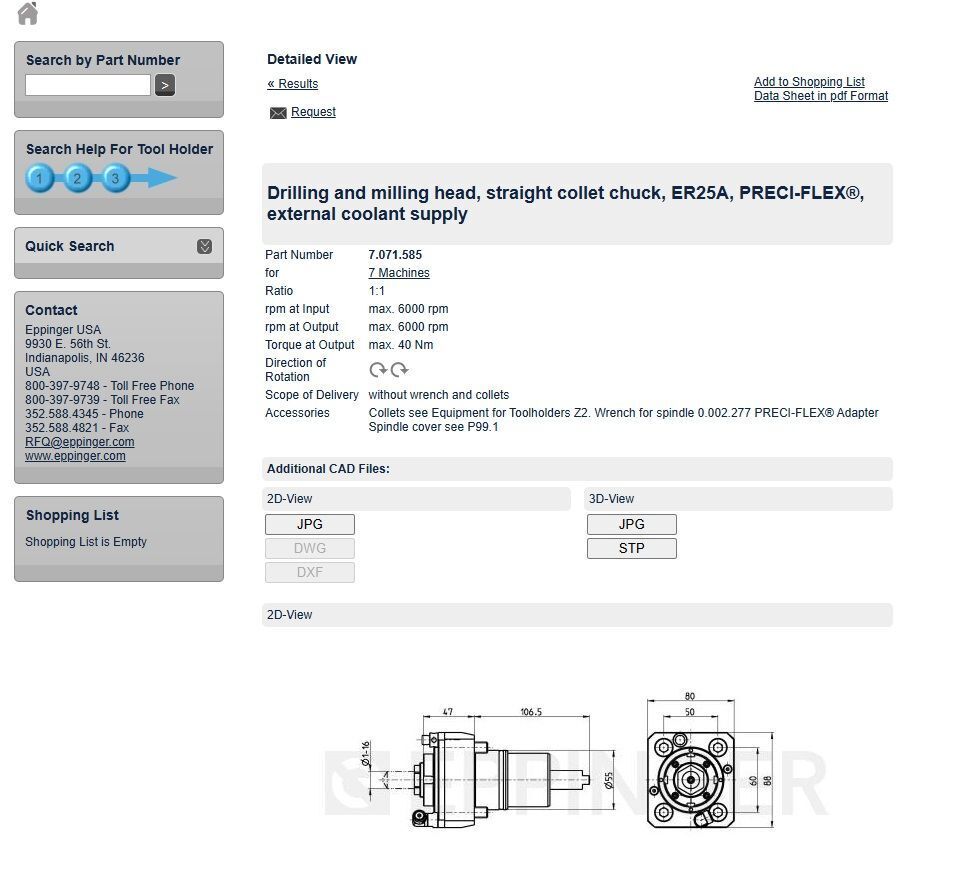 EPPINGER/EXSYS 7.071.585 7