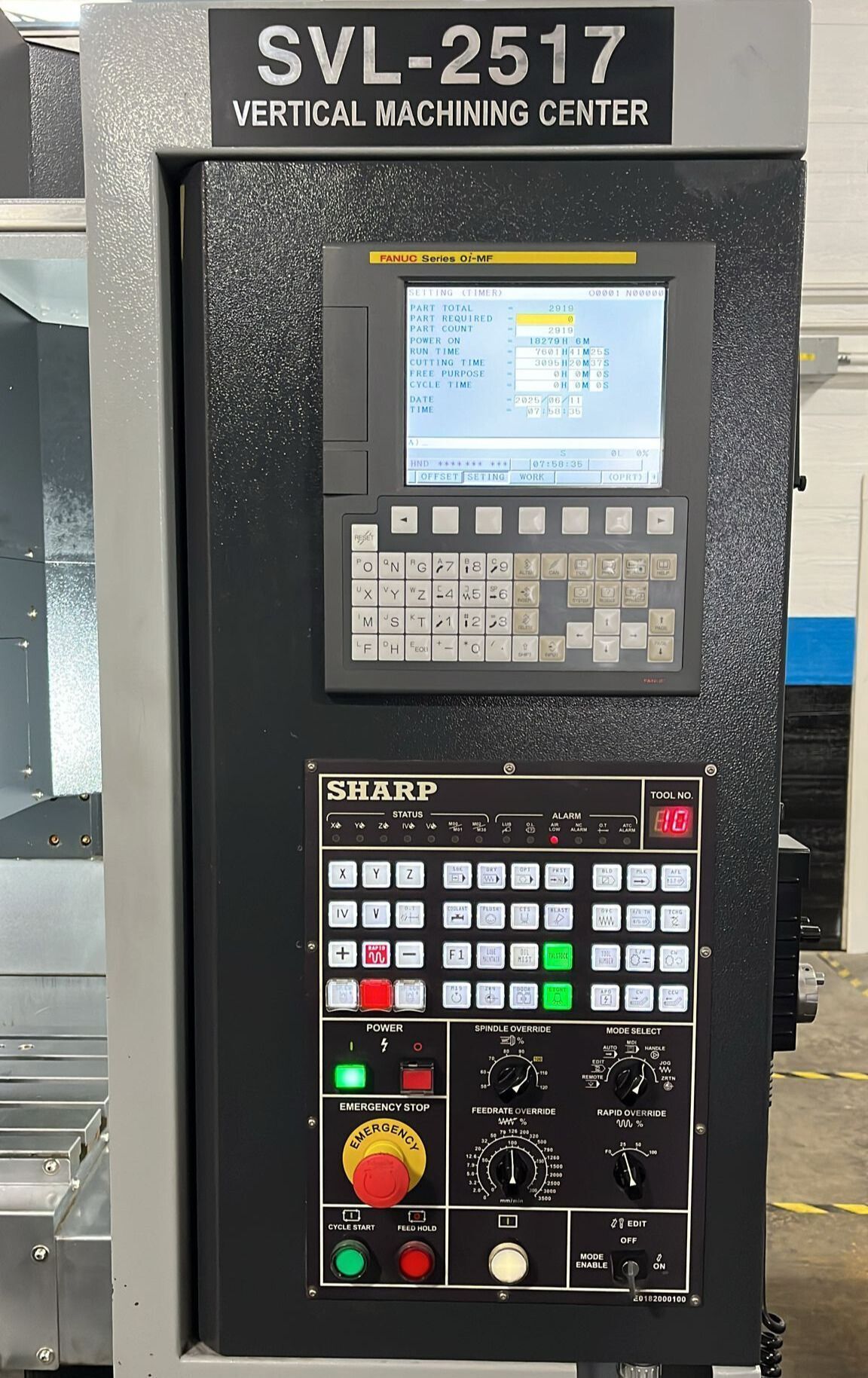 Sharp SVL-2517 SX-F CNC Vertical Machining Center - Mini Mill 3