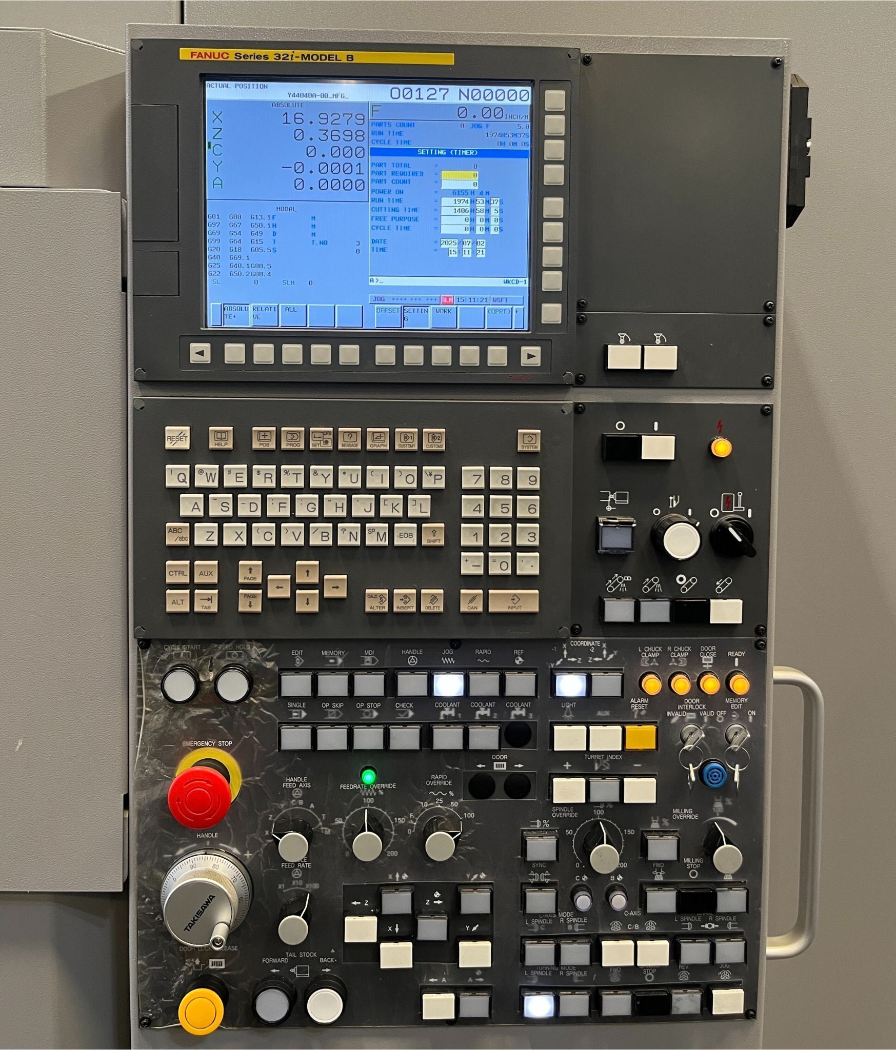 Takisawa TS-4000YS CNC Lathe - 2021 Y Axis Sub Spindle 7