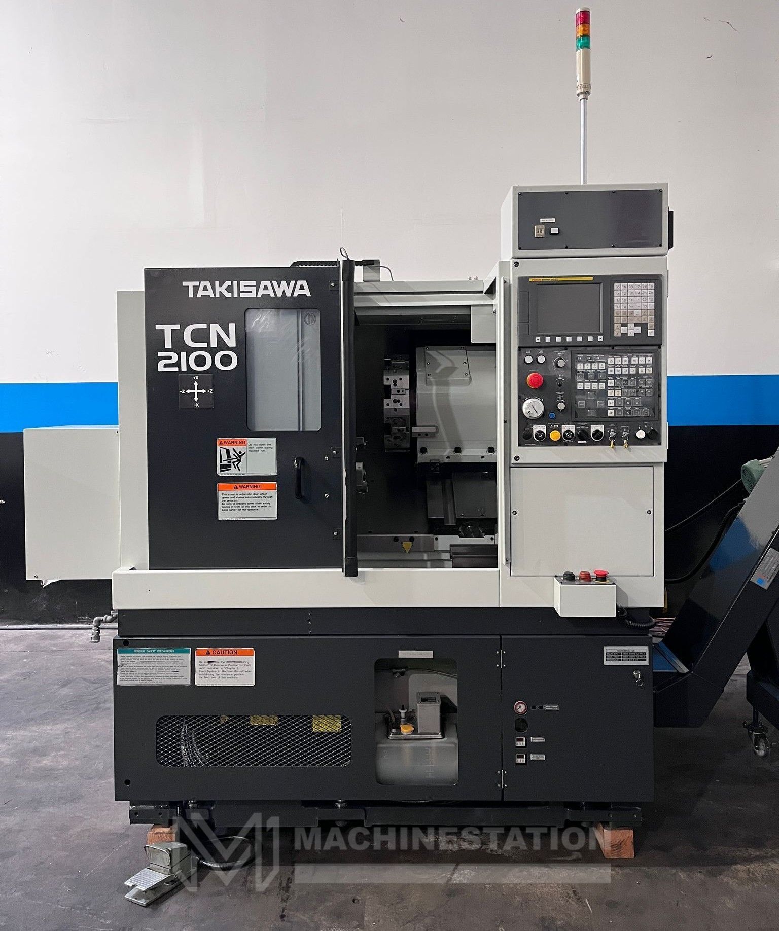 Takisawa TCN-2100 L3 CNC Turning Center - Lathe 0