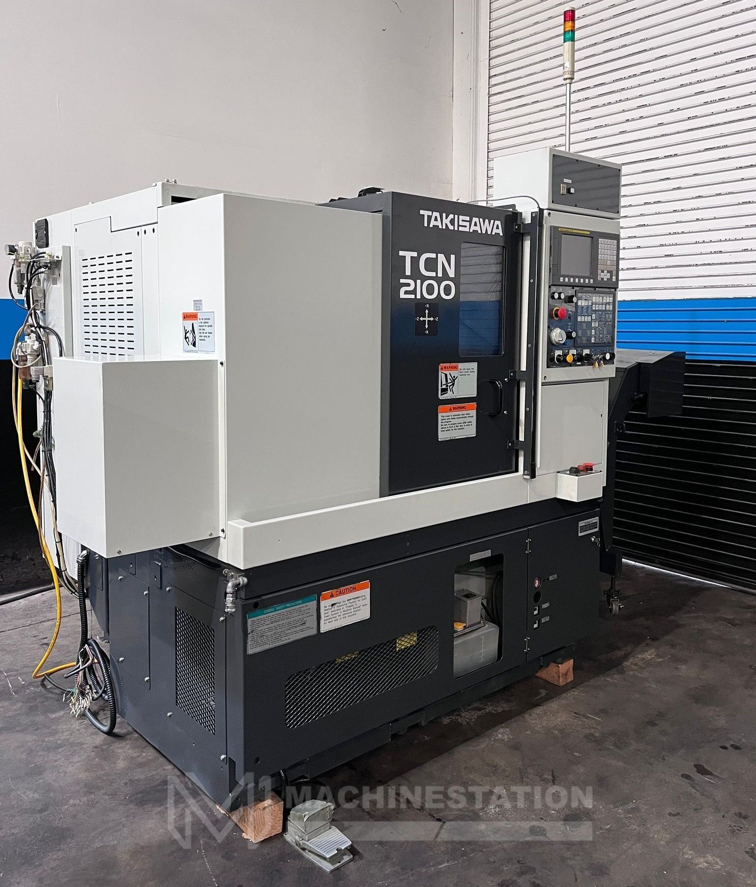 Used Takisawa TCN-2100 L3 CNC Turning Center (2016) | High