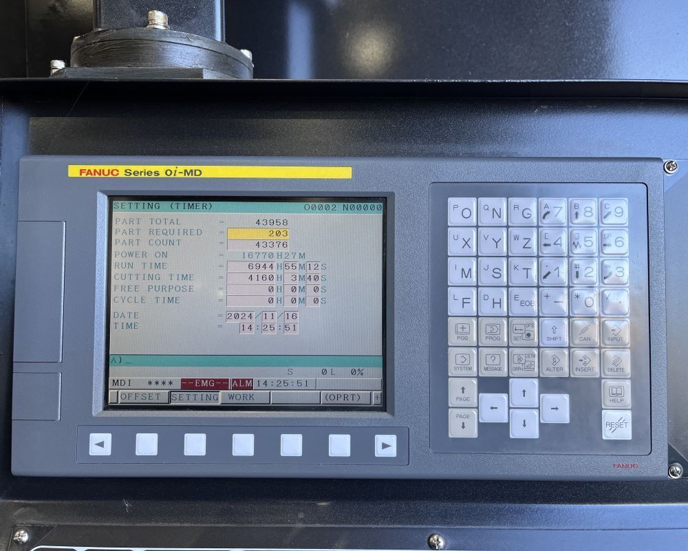 Toyoda Wele Stealth AA1165 CNC Vertical Machining Center - Mill 7