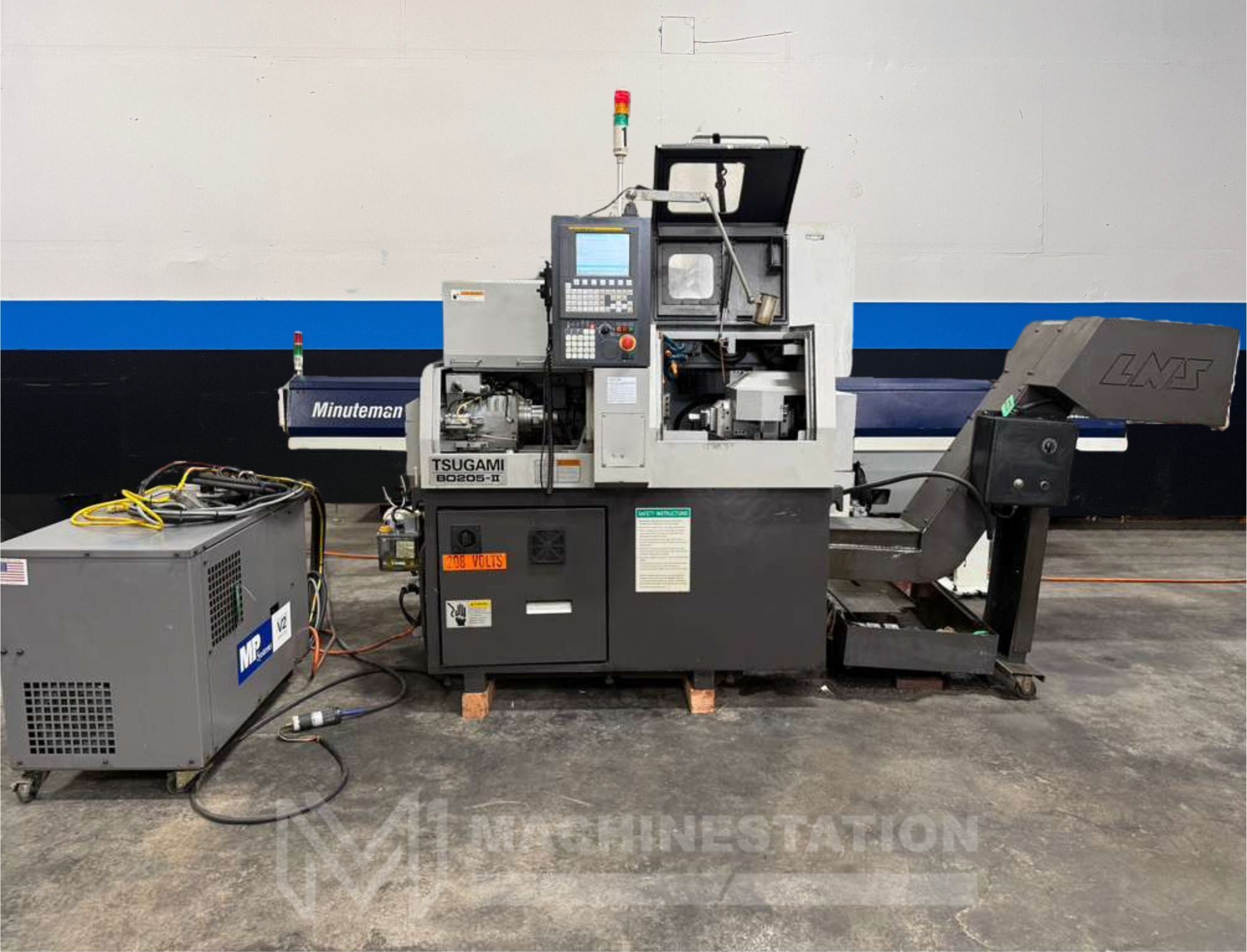 Tsugami B0205-II CNC Swiss Type Automatic Lathe 0