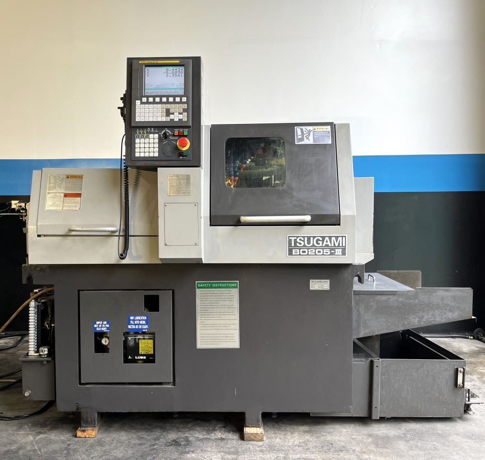 Tsugami B0205-III CNC Swiss Type Automatic Lathe 1